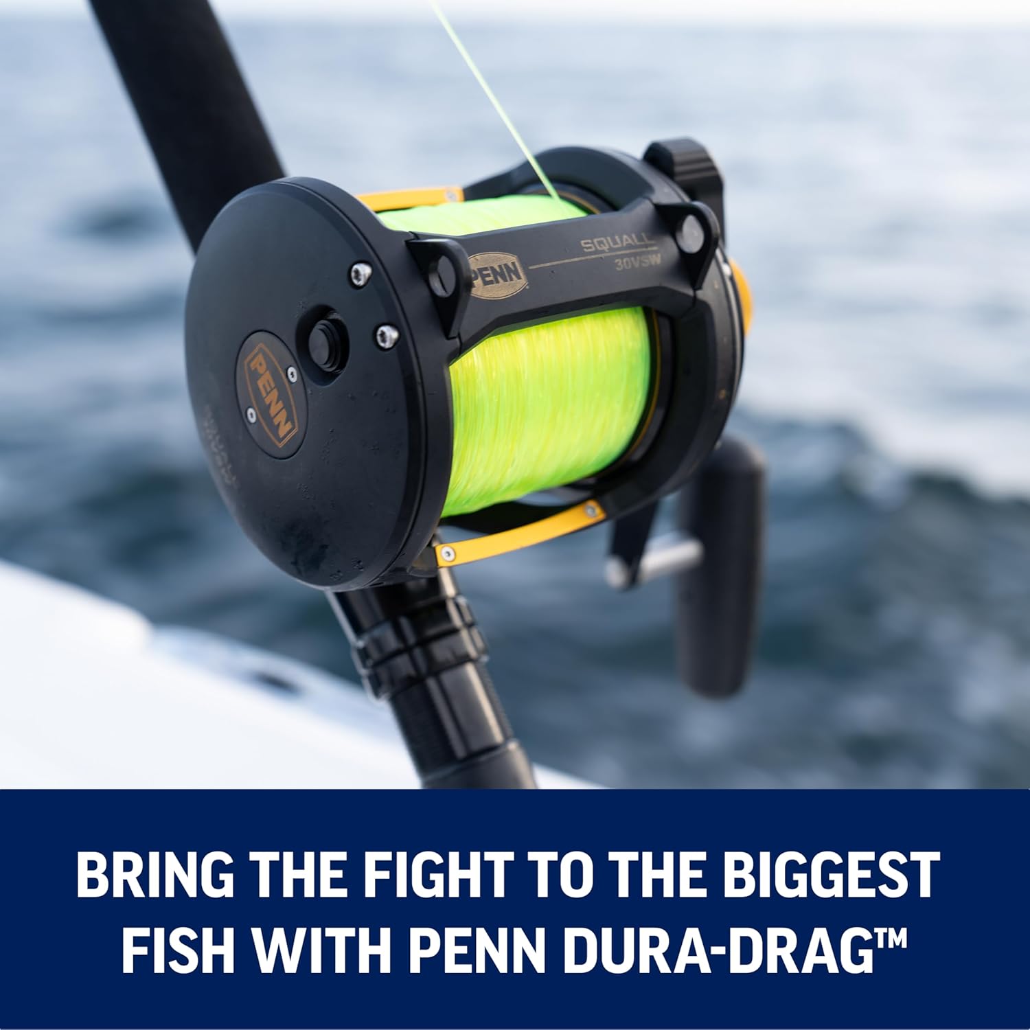 Penn Squall II Lever Drag 2 Speed Conventional Fishing Reel - Image 7