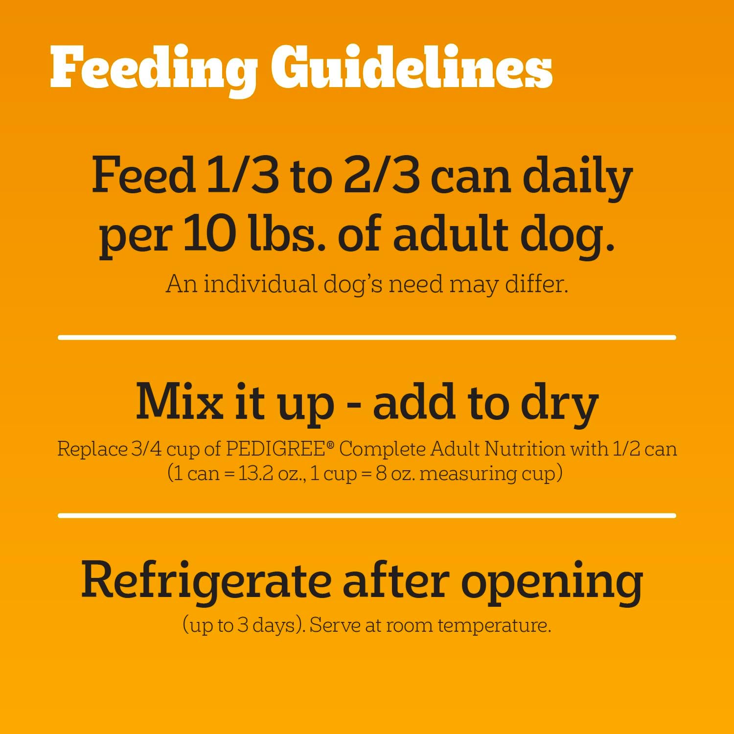Pedigree Chopped Ground Dinner Wet Dog Food Chicken & Beef Variety Pack, Canned Dog Food, 13.2 oz. Cans (24 Count, Pack of 1) - Image 10