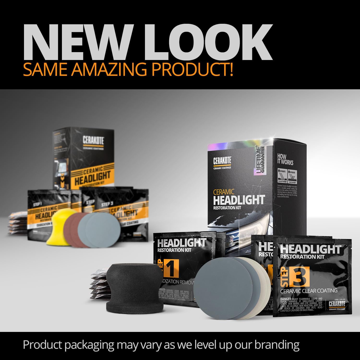 CERAKOTE® Ceramic Headlight Restoration Kit – Guaranteed To Last As Long As You Own Your Vehicle – Brings Headlights Back to Like New Condition - No Power Tools Required - 10 Wipe Kit - Image 8