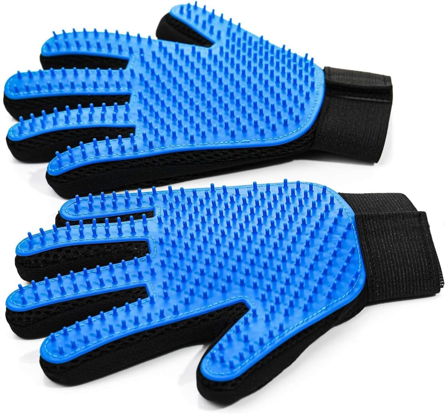 NVNAN Pet Hair Removal Glove for Dogs & Cats, 2-in-1 Deshedding Brush & Massage Mitt – Grooming Gloves for Shedding Control, Bathing and Washing, Safe for Short/Long Hair Pets 2-Pack (Blue) NVNAN Pet Hair Removal Glove for Dogs & Cats, 2-in-1 Deshedding Brush & Massage Mitt – Grooming Gloves for Shedding Control, Bathing and Washing, Safe for Short/Long Hair Pets 2-Pack (Blue)
