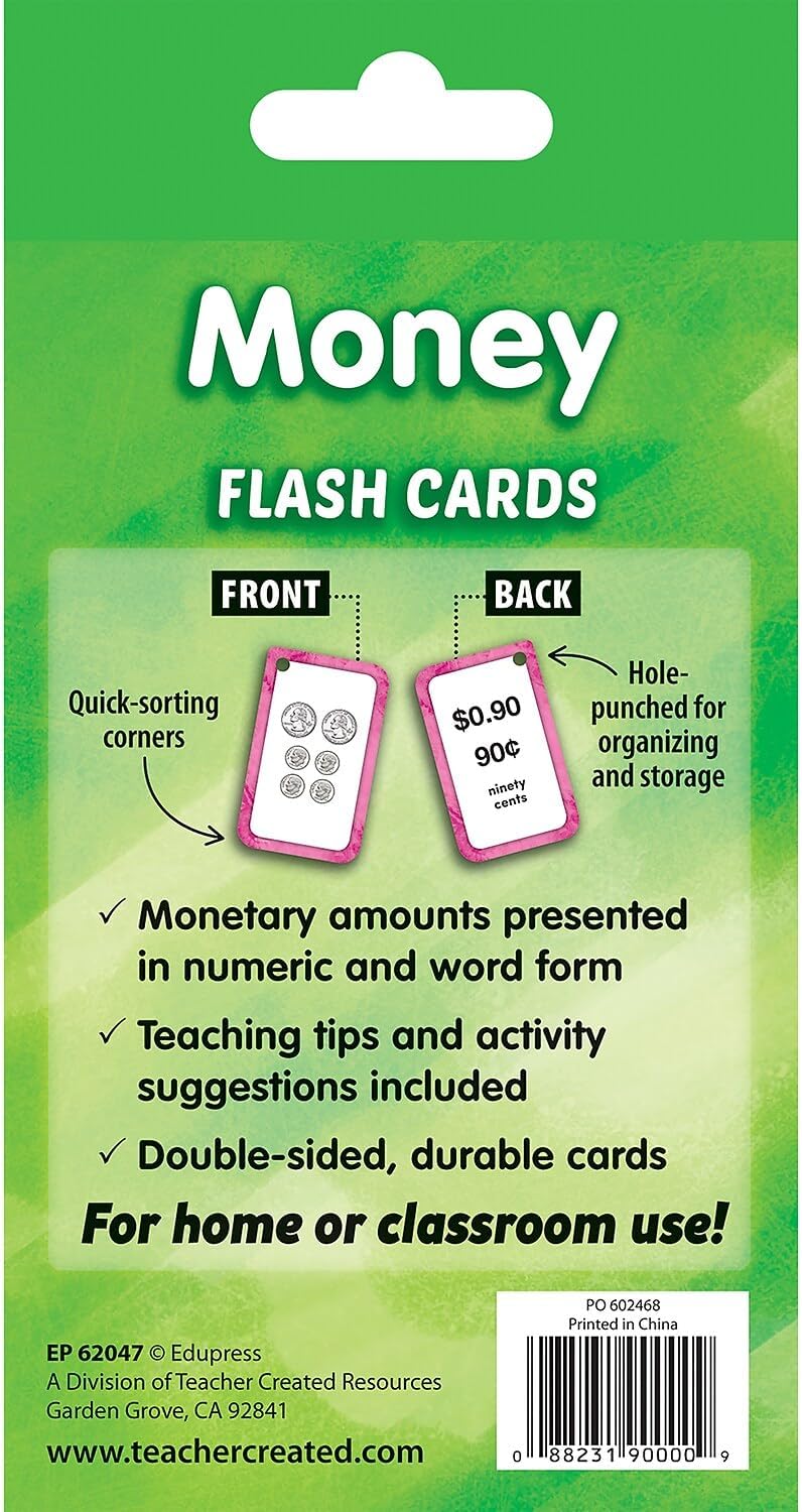 Teacher Created Resources Money Flash Cards (EP62047) - Image 4
