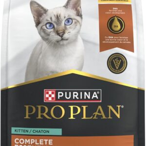 Purina Pro Plan Kitten Dry Food Complete Essentials Chicken and Rice Formula – 3.5 lb. Bag