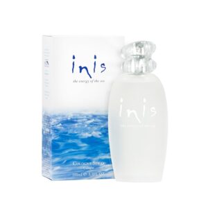 Inis the Energy of the Sea – Cologne Spray, Large Unisex Perfume for Women and Men, Clean Fresh Aquatic Ocean Fragrance in Frosted Sea Glass Bottle, 3.3 fl oz