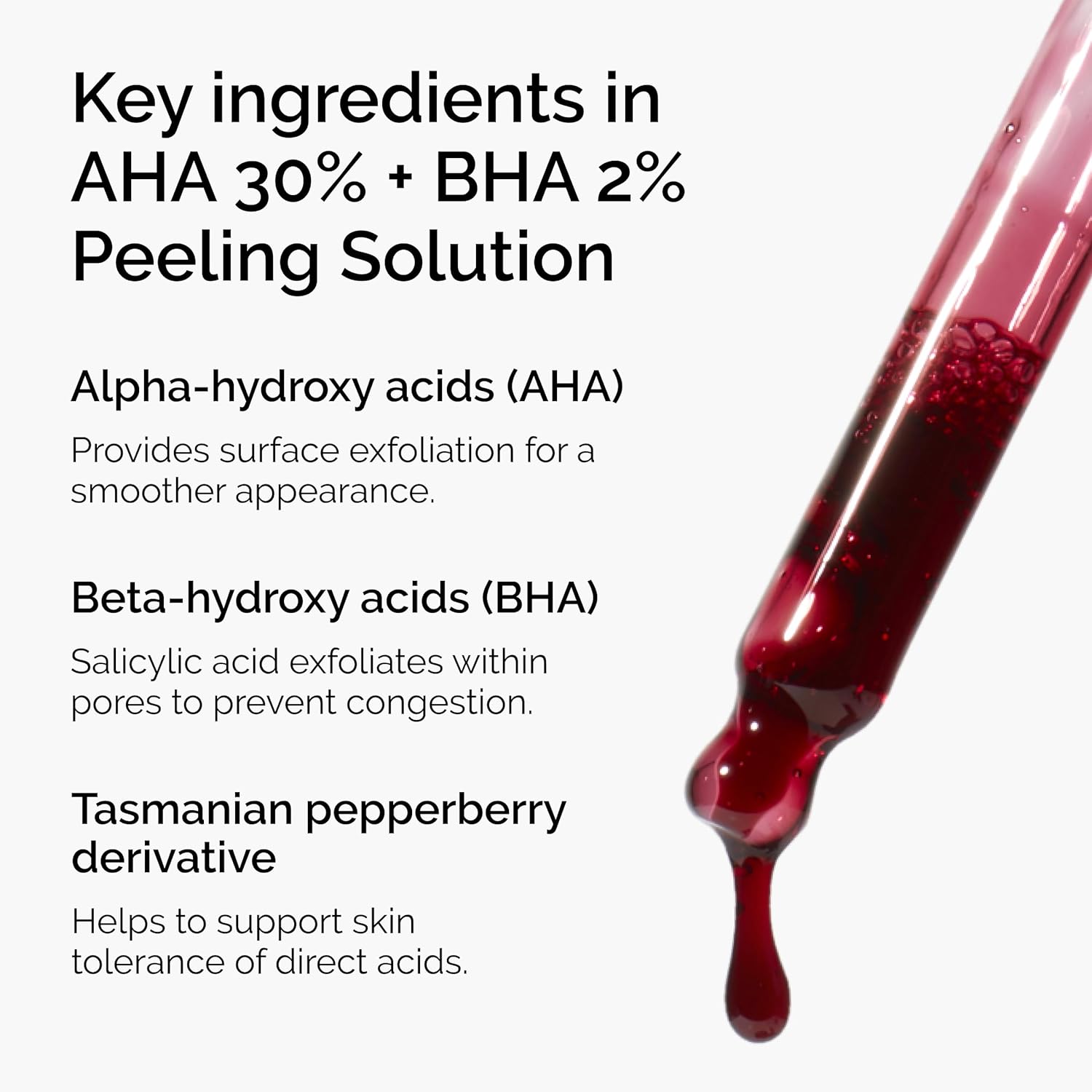The Ordinary AHA 30% + BHA 2% Peeling Solution, Advanced Exfoliating Peel for Brighter Skin - Image 2