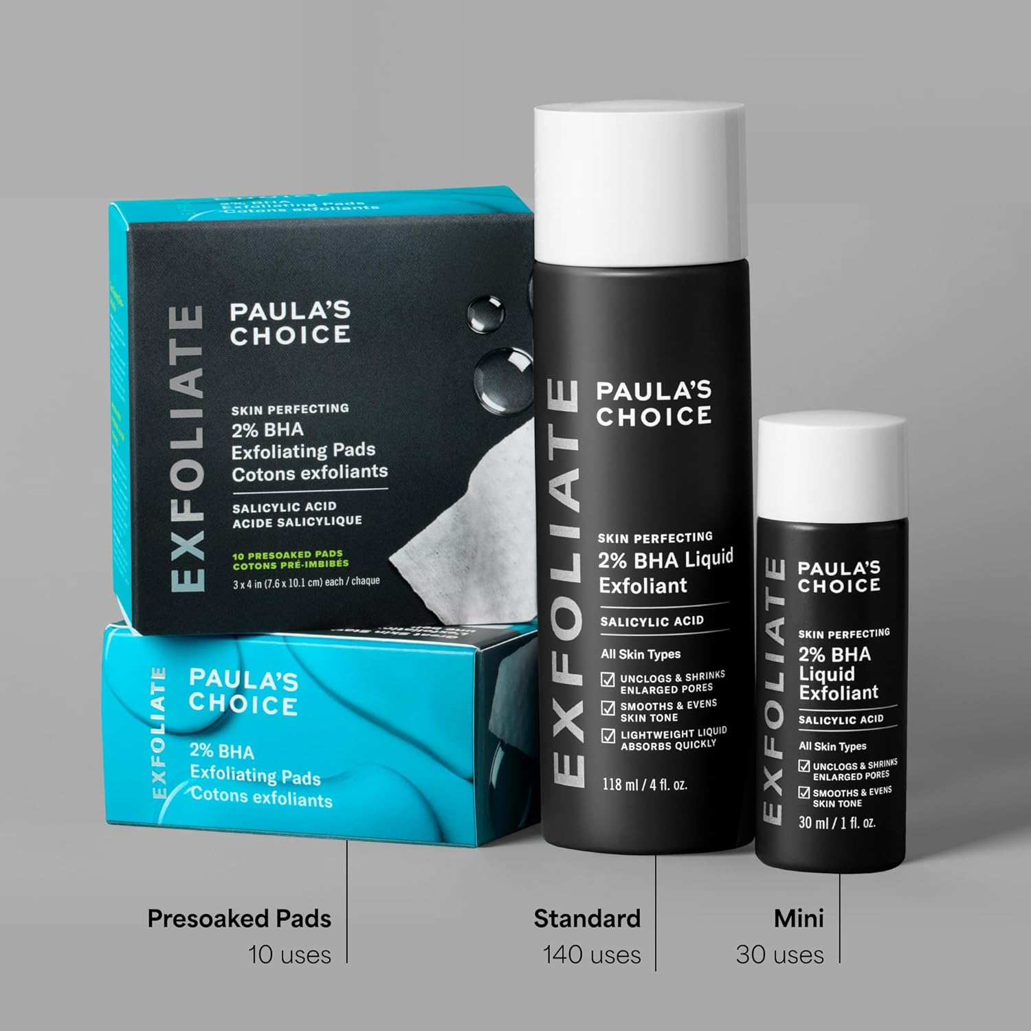 Paula's Choice SKIN PERFECTING 2% BHA Liquid Exfoliant with Salicylic Acid, Facial Polish for Pores, Wrinkles & Fine Lines, Suitable for Blackhead-Prone Skin, Fragrance-Free - Image 9