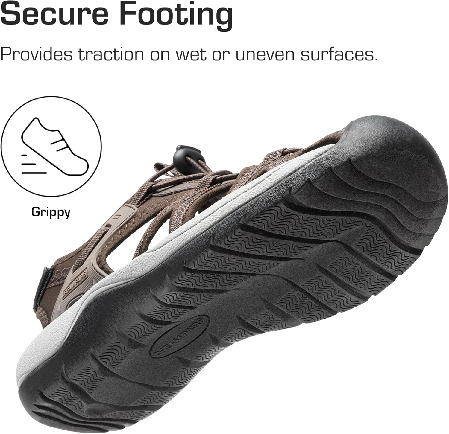 DREAM PAIRS Men's Sandals Hiking Water Sport Athletic Beach Outdoor Comfortable Casual Closed Toe Summer Sandal Shoes - Image 5