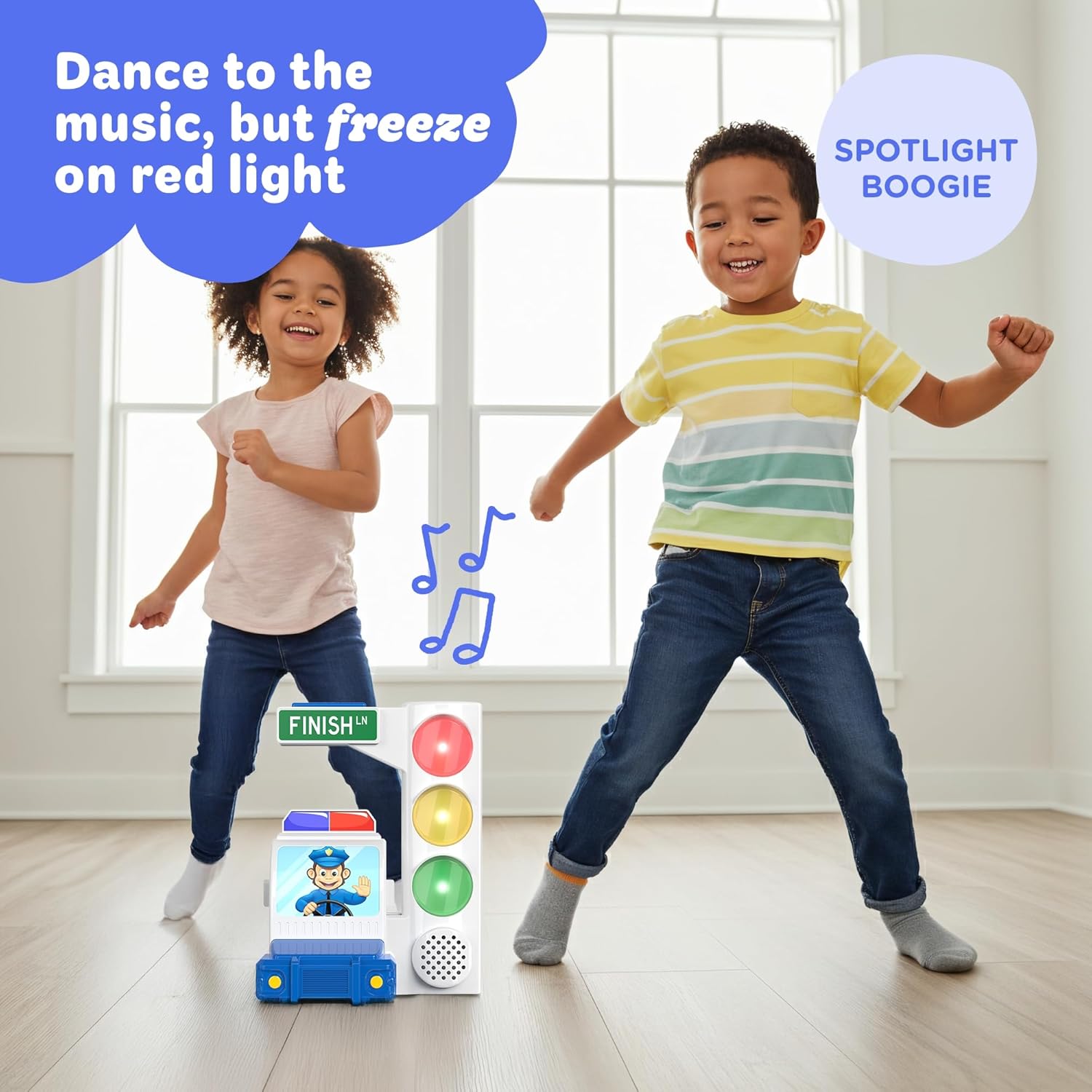 Move2Play, Red Light Green Light Game with Motion Sensing | Family Fun & Birthday Party Games | Gift for Kids, Preschool, & Toddlers Ages 2, 3, 4, 5, 6, 7+ Year Olds | Travel, Indoor, Outdoor - Image 4
