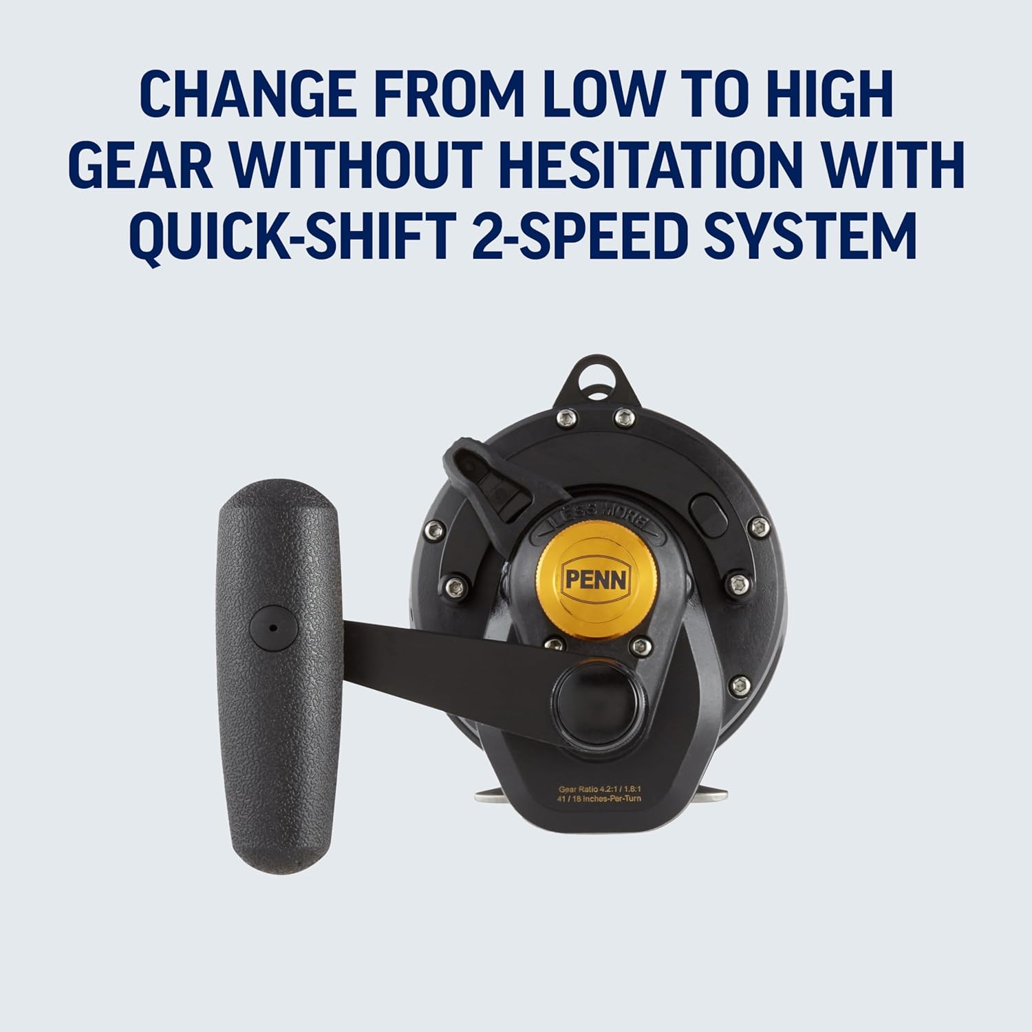 Penn Squall II Lever Drag 2 Speed Conventional Fishing Reel - Image 5