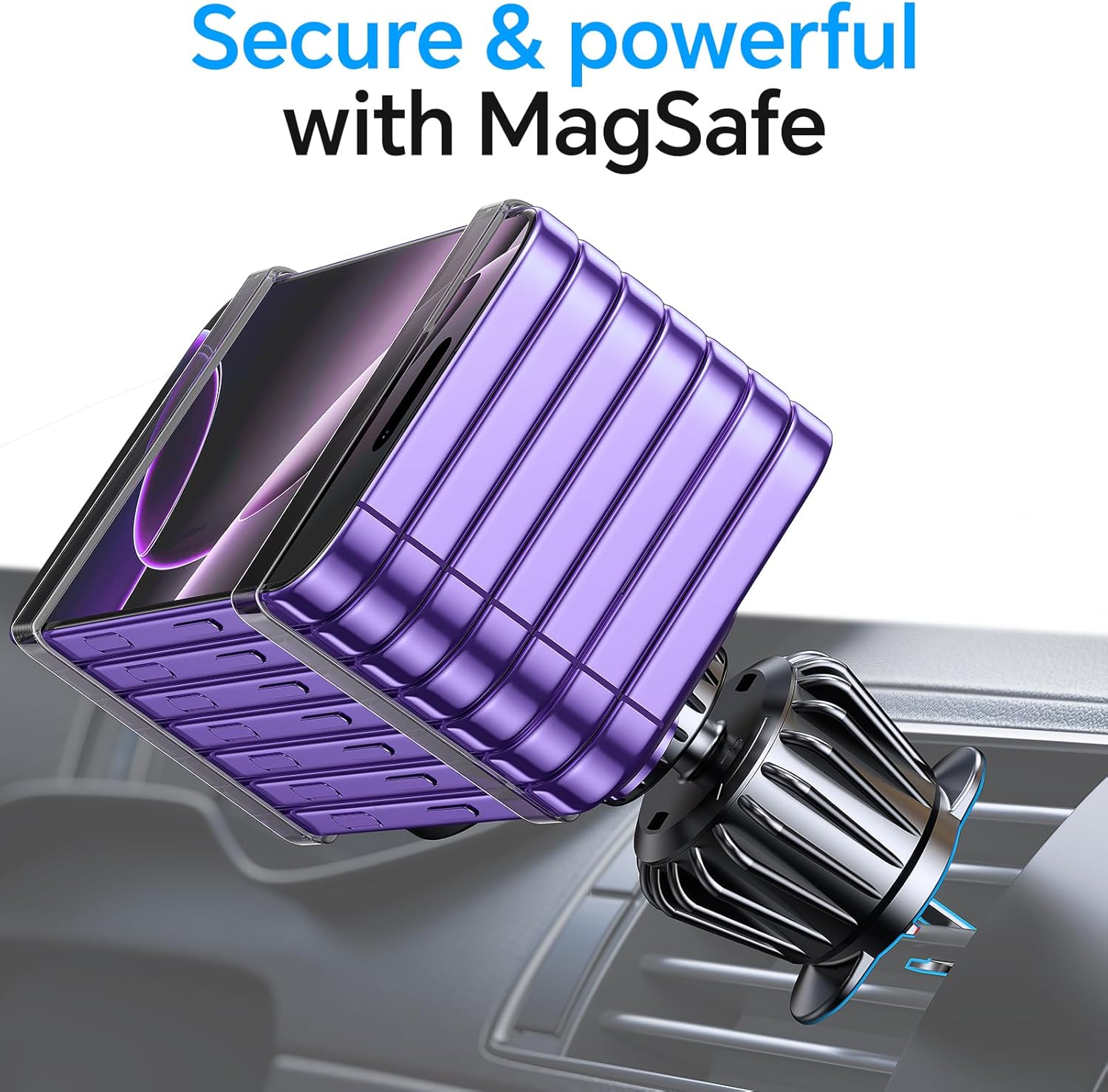 Kaistyle for Magsafe Car Mount【Strong Magnets】Magnetic Phone Holder for Car Phone Holder Mount Dash Mounted Holders Phone Holders for Your Car Accessories for Women Men for iPhone 17 Pro Max 16 15 14 - Image 9