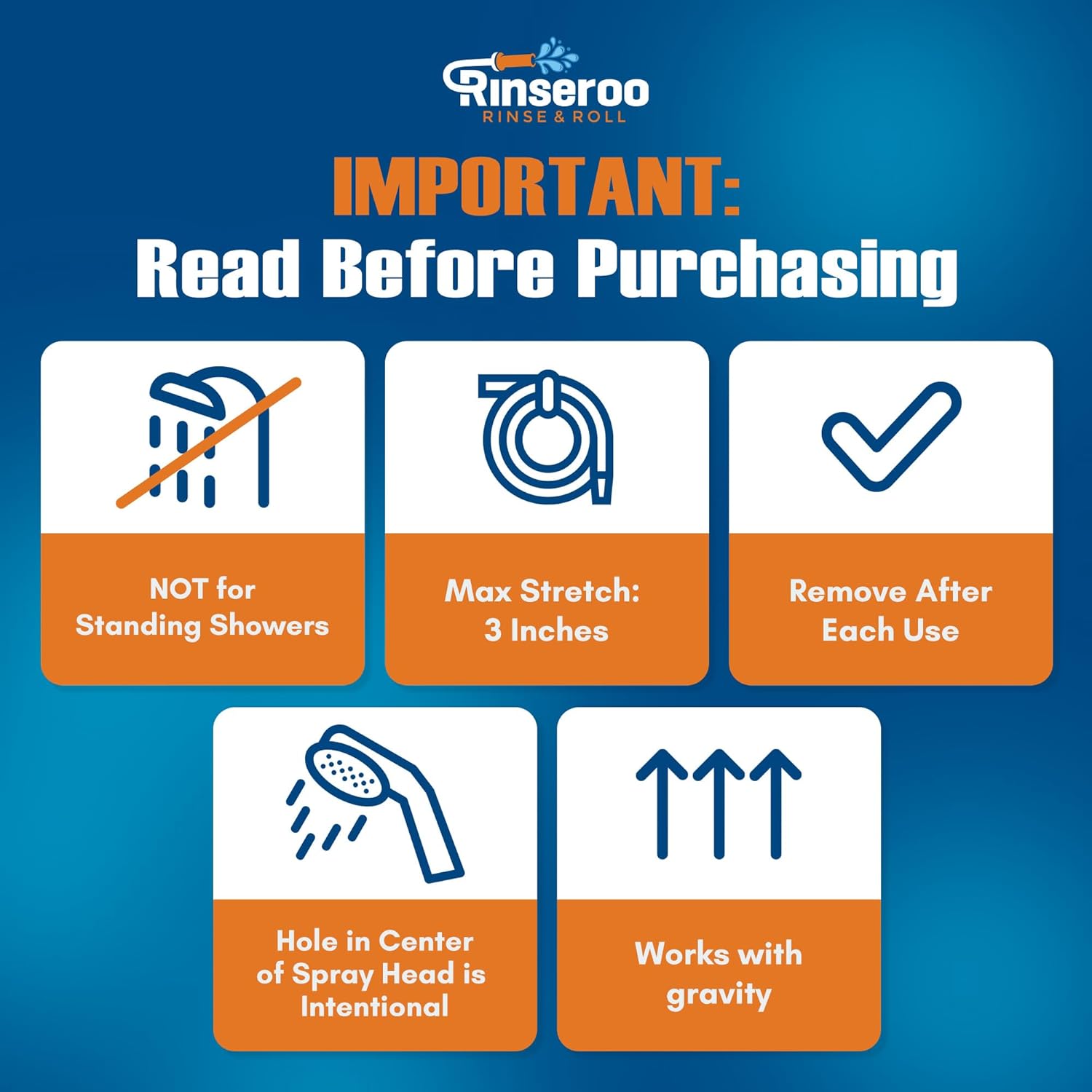 Rinseroo Slip-On Bathtub Faucet Sprayer Attachment. Ultra-Flex Dog Shower Hose Adapter Portable Hose Attachment with Sprayer Pet Showerhead Attach Tub Spout 5 Foot Hose. No Install for Speedy Washing - Image 5