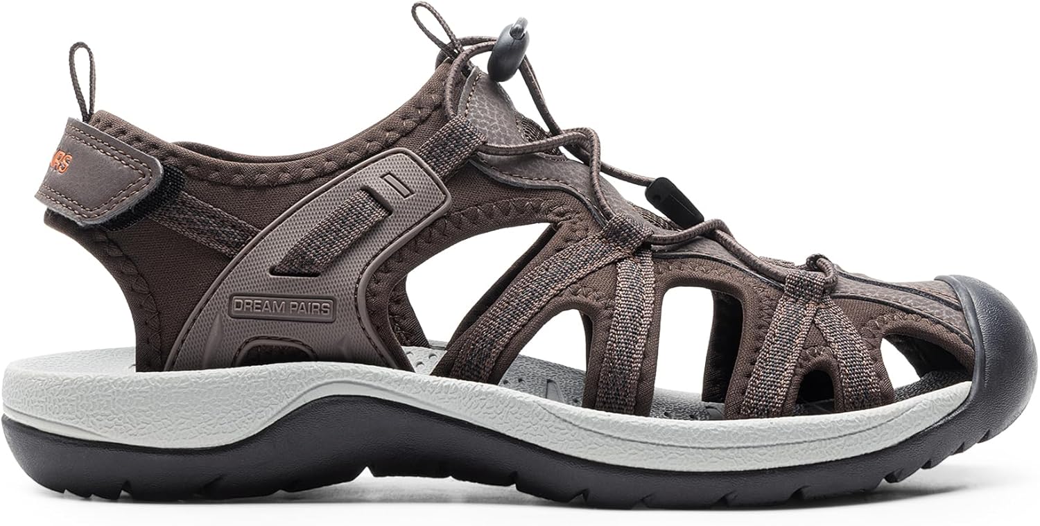 DREAM PAIRS Men's Sandals Hiking Water Sport Athletic Beach Outdoor Comfortable Casual Closed Toe Summer Sandal Shoes - Image 8
