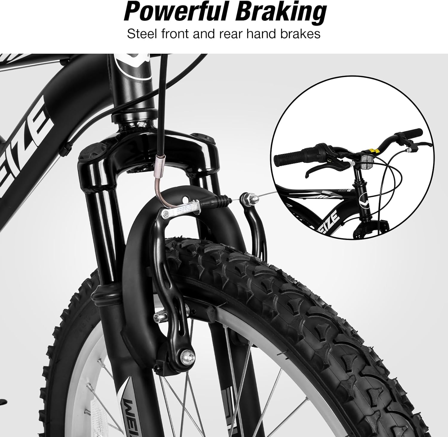WEIZE Kids Mountain Bike, Kids' Bicycles for 6-14 Years Old Boys Girls with Dual Full Suspension, 6 Speeds Drivetrain, High-Carbon Steel Frame, Ideal for Young Riders and Adventurers - Image 6