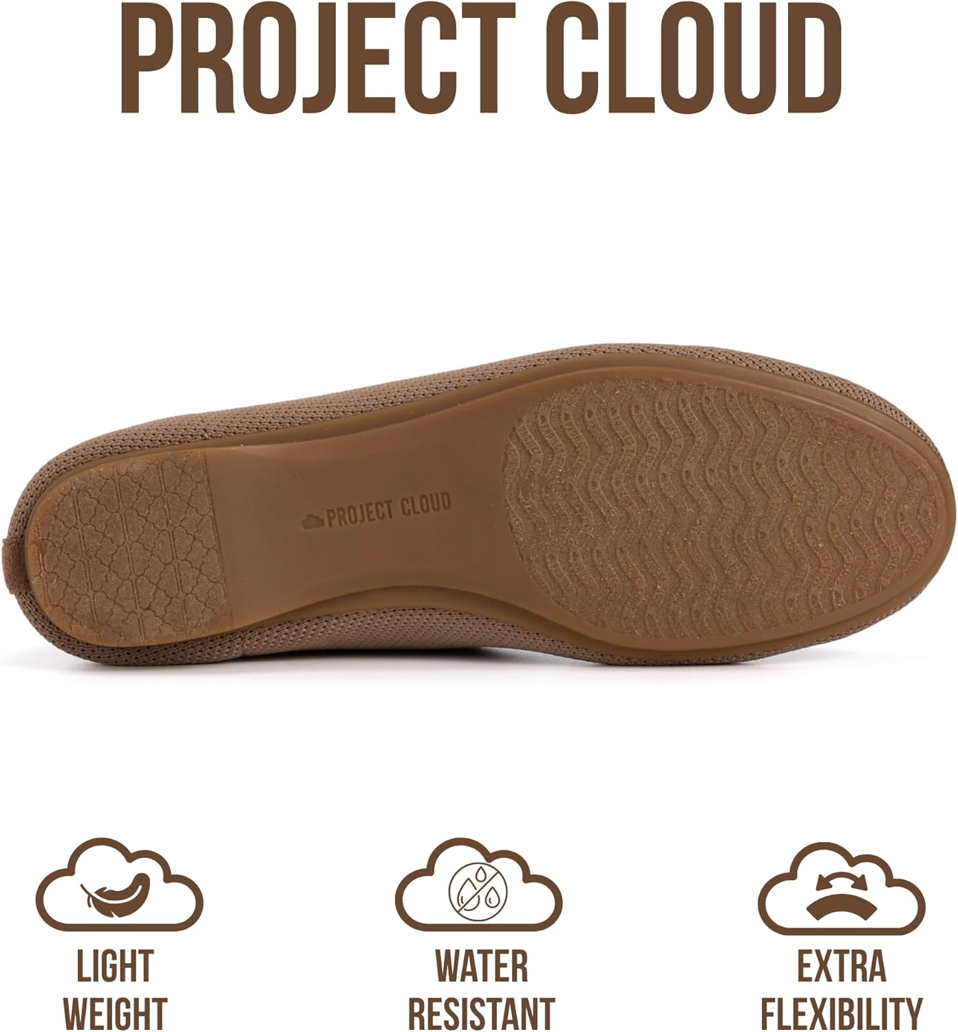 Project Cloud Womens Flats - Memory Foam Insole Ballet Flats for Women Footwear - Non Slip and Lightweight Comfortable Shoes for Women 2026 (Prospect) - Image 4