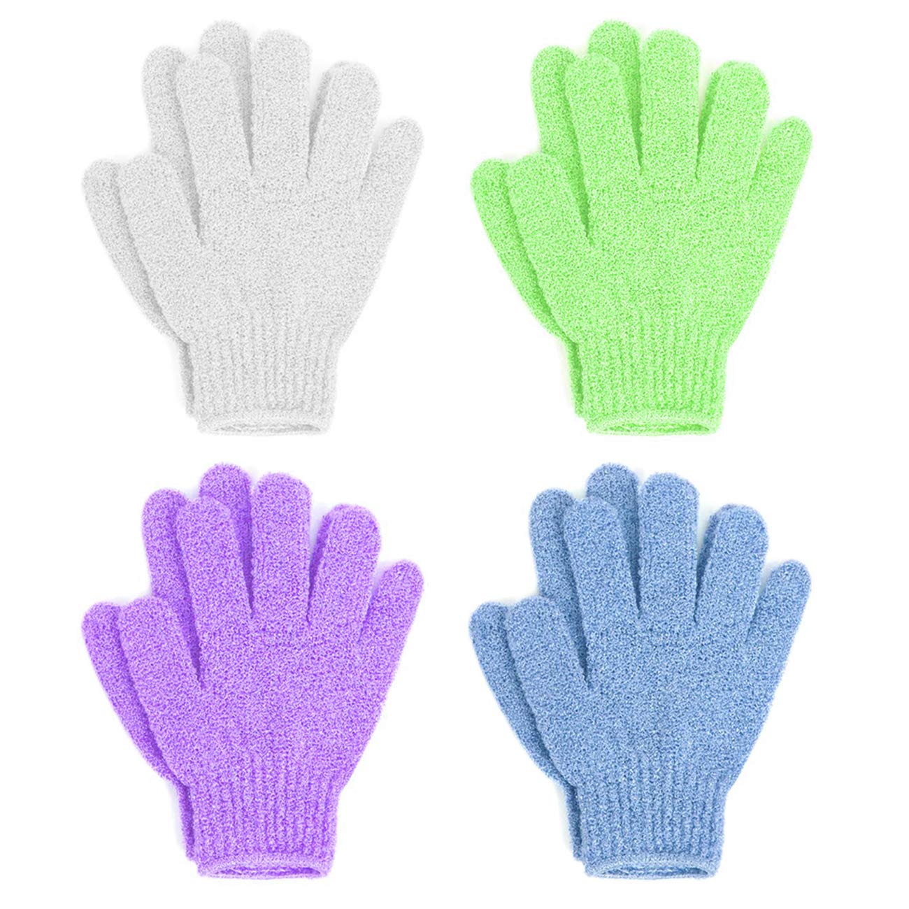 Linda Exfoliating Bath Gloves, Pack of 4 Linda Exfoliating Bath Gloves, Pack of 4
