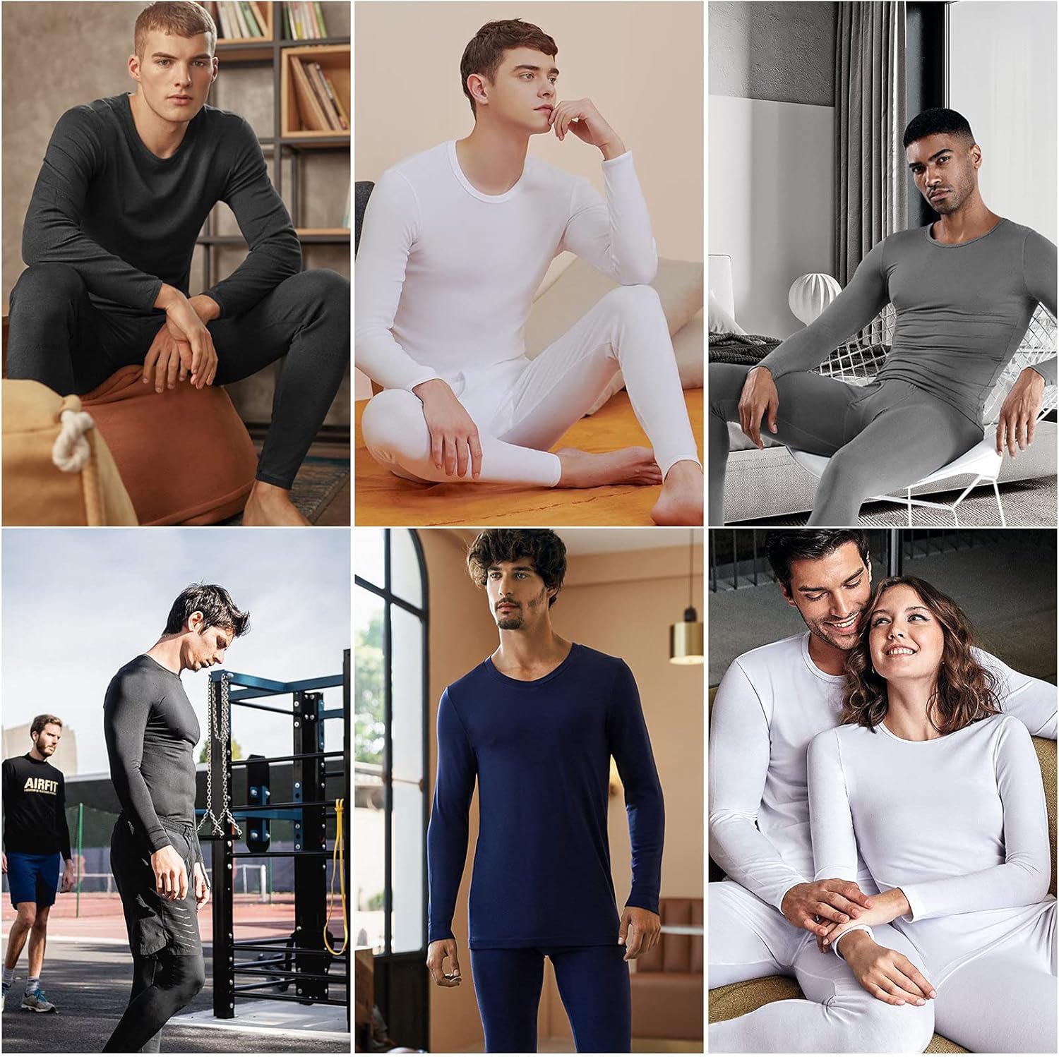 WEERTI Thermal Underwear for Men Long Johns with Fleece Lined Base Layer Men Cold Weather Top Bottom - Image 7