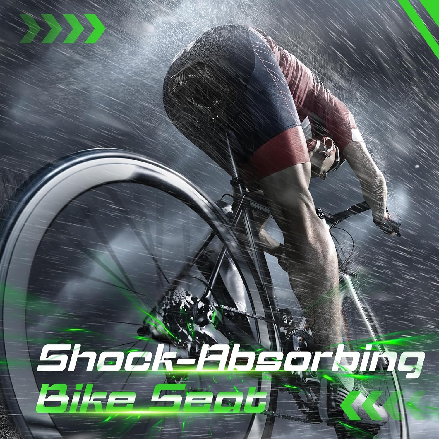 Zacro Bike Seat Cushion - Gel Padded Bike Seat Cover for Men Women Comfort, Extra Soft Exercise Bicycle Seat Compatible with Peloton, Outdoor & Indoor Bike Saddles - Image 9