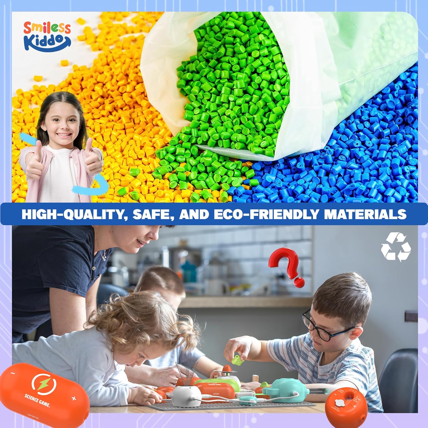 Science Kits for Kids - STEM Kits for Kids, Electronics Exploration Kit, 140+ Projects, 10+ Circuit Parts, STEM Educational Toy Gifts for Kid Boys Girls Ages 3 4 5 6 7 8 9 10 11 12 - Image 5