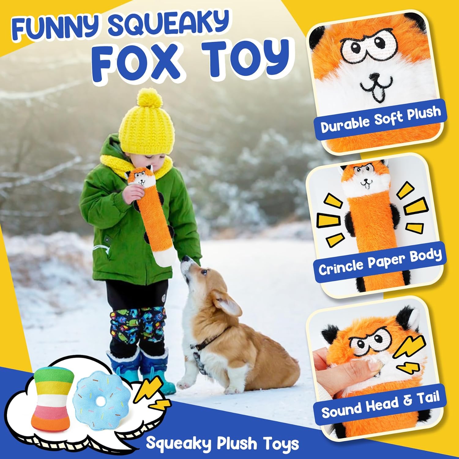 Puppy Toys for Teething, 9 Pack Interactive Dog Toys for Small Dogs, Puppy Chew Toys for Boredom with Rope Toys, Treat Ball and Cute Squeaky Toys - Image 3