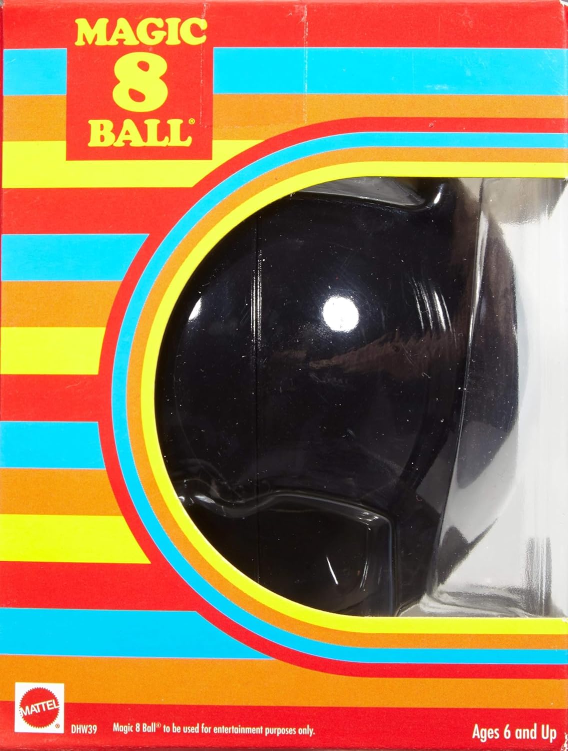 Mattel Games Magic 8 Ball Novelty Fortune-Telling Toy, Retro Look for Kids, Grown-Ups, Families, Parties & Travel (Amazon Exclusive) - Image 4
