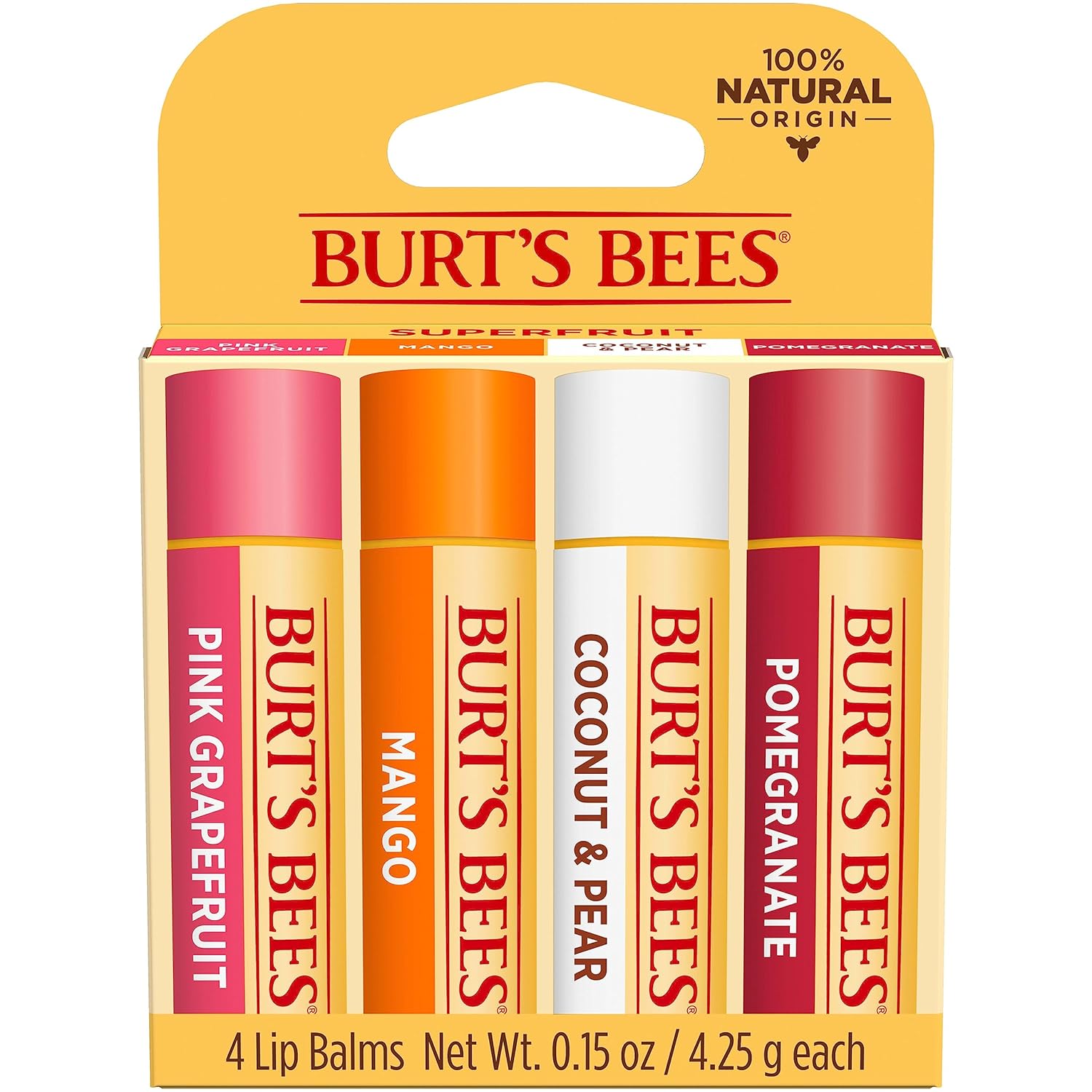 Burt's Bees 100% Natural Moisturizing Lip Balm (Superfruit) - Image 12