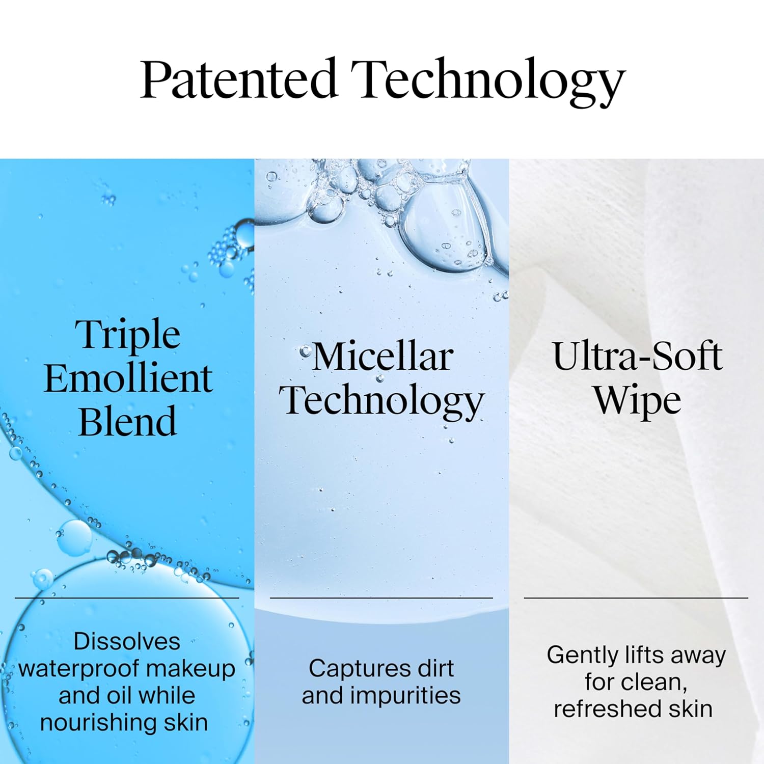 Neutrogena Makeup Remover Wipes Micellar Alcohol-Free Face Towelettes Remove Waterproof Mascara & Oil, Compostable 100% Plant-Based Cloth, Dermatologist & Ophthalmologist Tested, Twin Pack 2 x 25 ct - Image 3