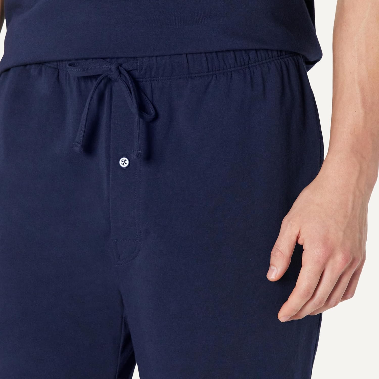 Amazon Essentials Men's Cotton-Modal Pajama Set, Short Sleeve T-Shirt and Shorts - Image 4