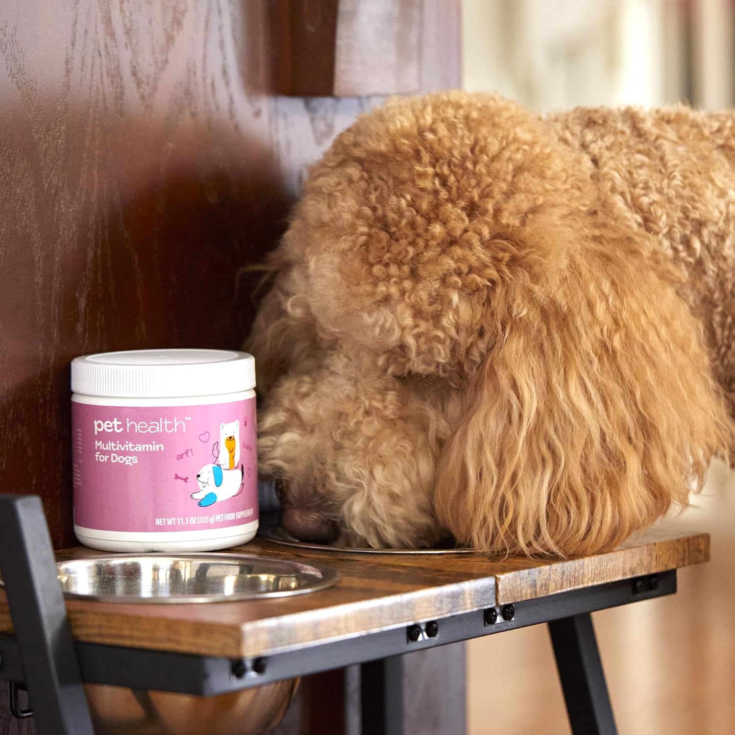 Pet Health Multivitamin for Dogs – Daily Vitamins & Minerals for Skin, Coat, Immune & Energy Support – Beef Flavor Powder – Adult Dogs, All Breeds – Approx. 90 Servings - Image 2
