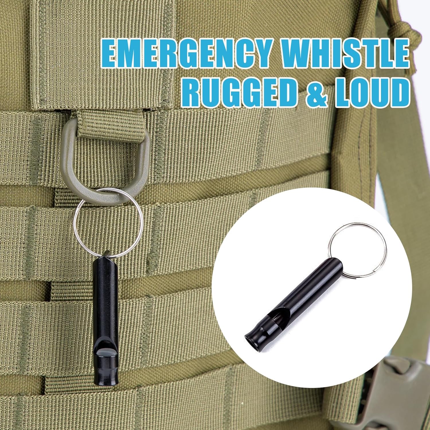 Car Roadside Emergency Kit, Portable Car Safety Kit Car Kits for Emergency, Black - Image 6
