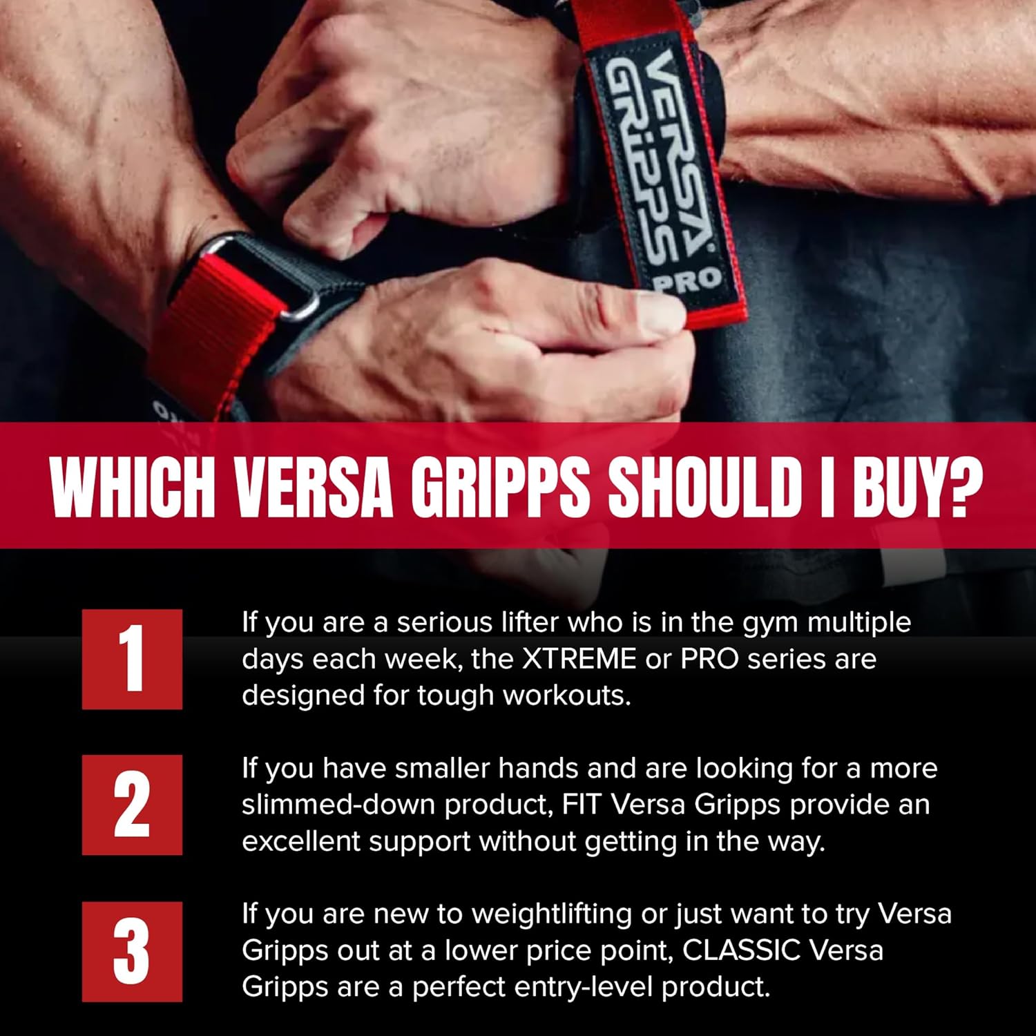 Versa Gripps® Fit Pro, Made in the USA, Wrist Straps for Female Athlete, the Best Training Accessory - Image 2