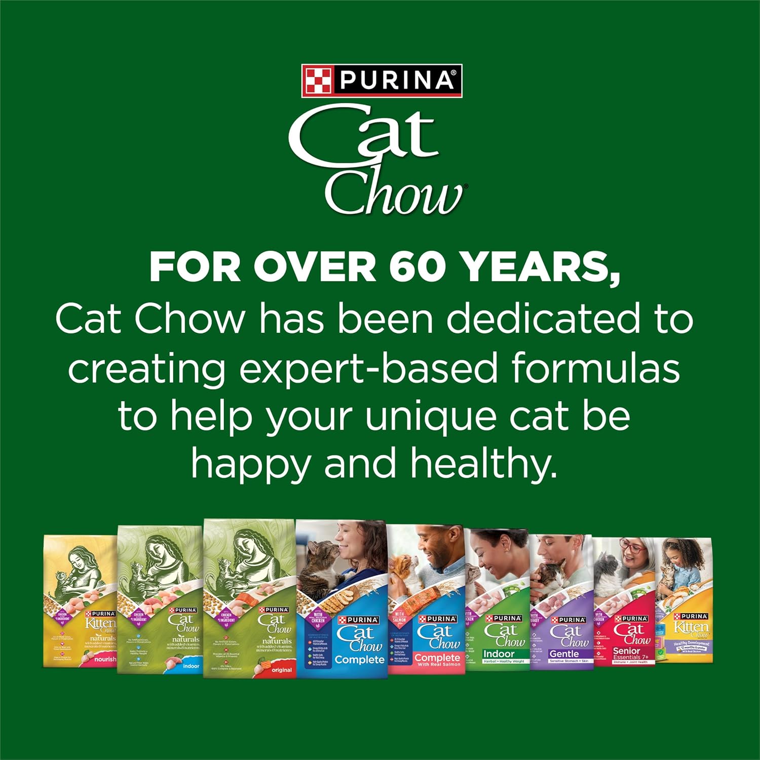 Purina Cat Chow Indoor Healthy Weight and Hairball Dry Cat Food With Chicken - (Pack of 4) 3.15 lb. Bags - Image 11