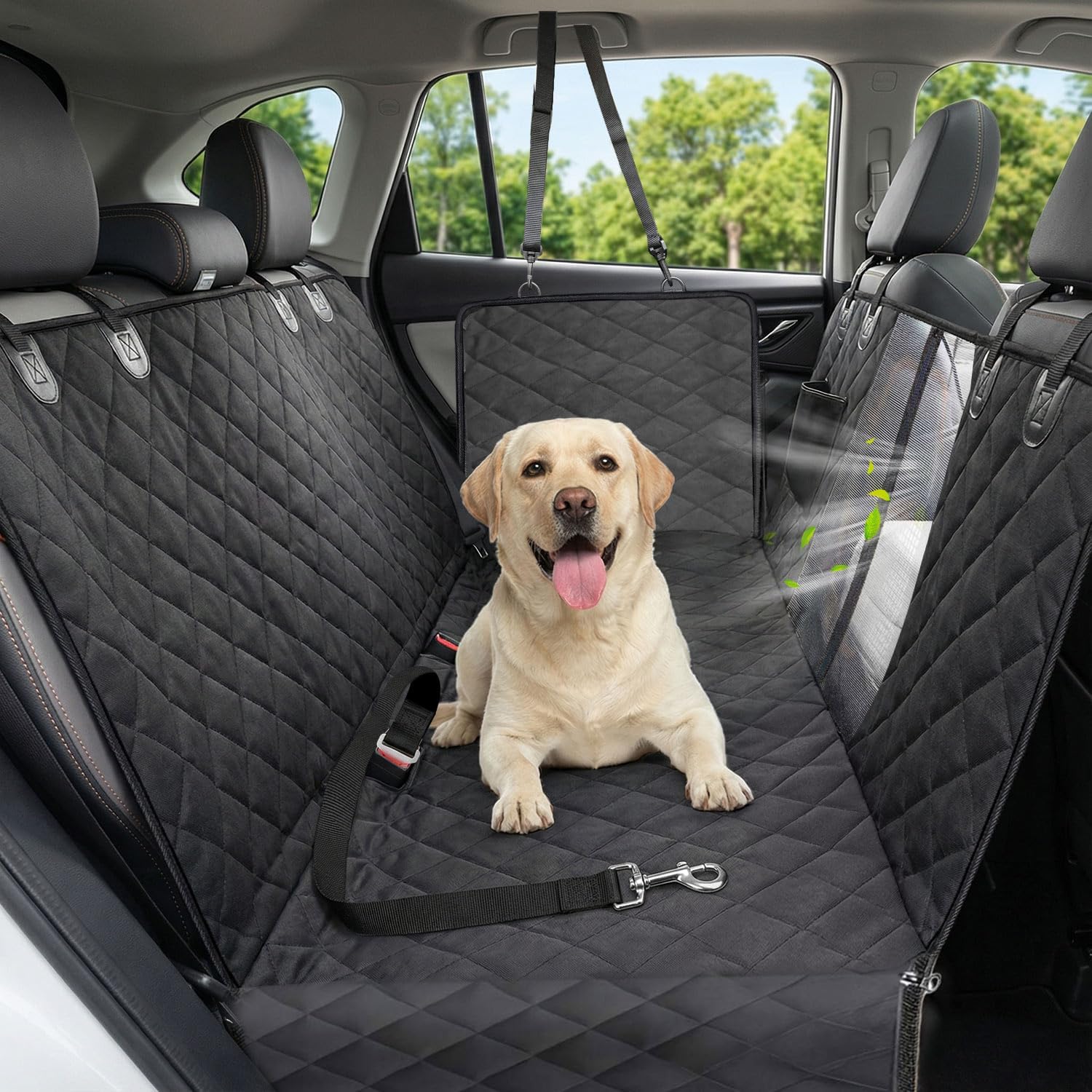 Dog Car Seat Cover, 600D Heavy Dute Durable Car Seat Cover for Dogs Pets, 100% Waterproof Scratch Proof Nonslip Dog Hammock for Cars, Seat Covers Protector with Seatbelt for Pet Sedan SUV Trucks Dog Car Seat Cover, 600D Heavy Dute Durable Car Seat Cover for Dogs Pets, 100% Waterproof Scratch Proof Nonslip Dog Hammock for Cars, Seat Covers Protector with Seatbelt for Pet Sedan SUV Trucks