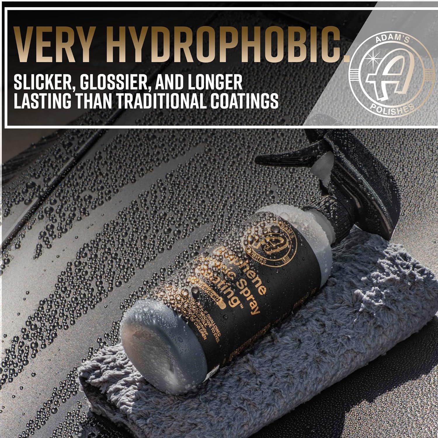 Adam's Polishes Advanced Graphene Ceramic Spray Coating - 18+ Months Sprayable Graphene Oxide Ceramic Coating for Cars, Boats, RV's & Motorcycle | Adds Extreme Gloss, Depth, Shine & Protection - Image 4