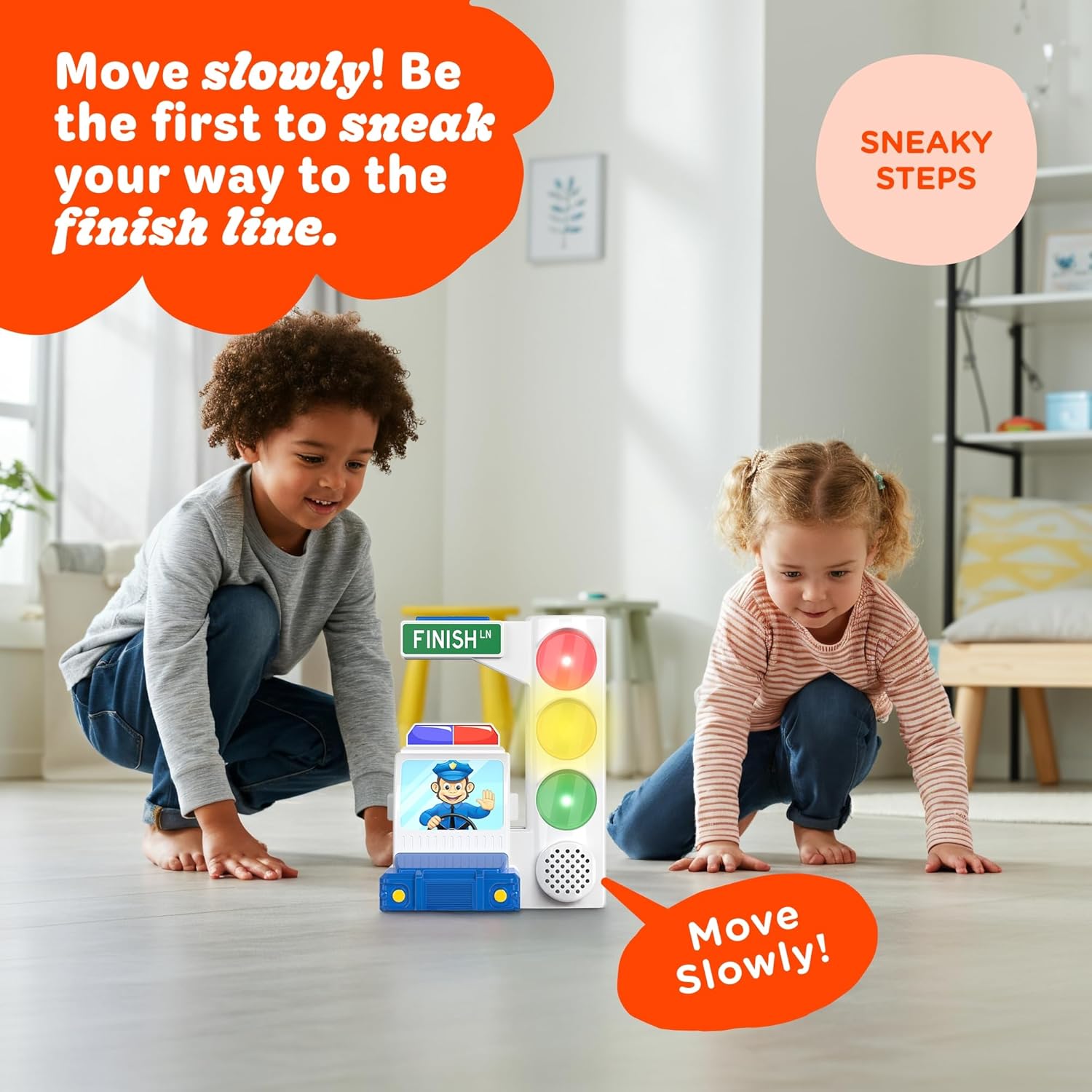 Move2Play, Red Light Green Light Game with Motion Sensing | Family Fun & Birthday Party Games | Gift for Kids, Preschool, & Toddlers Ages 2, 3, 4, 5, 6, 7+ Year Olds | Travel, Indoor, Outdoor - Image 5