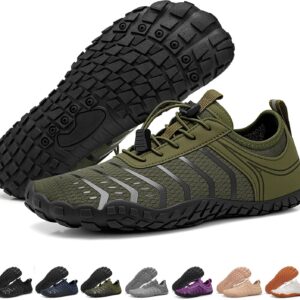 2026 New Hiking Barefoot Shoes Womens Mens Footwear,Wide Toe Box Water Shoe for Women Men,Zero Drop Comfortable & Non-Slip Barefoot Vitality Shoe Women’s Athletic Footwear for Walking Hiking