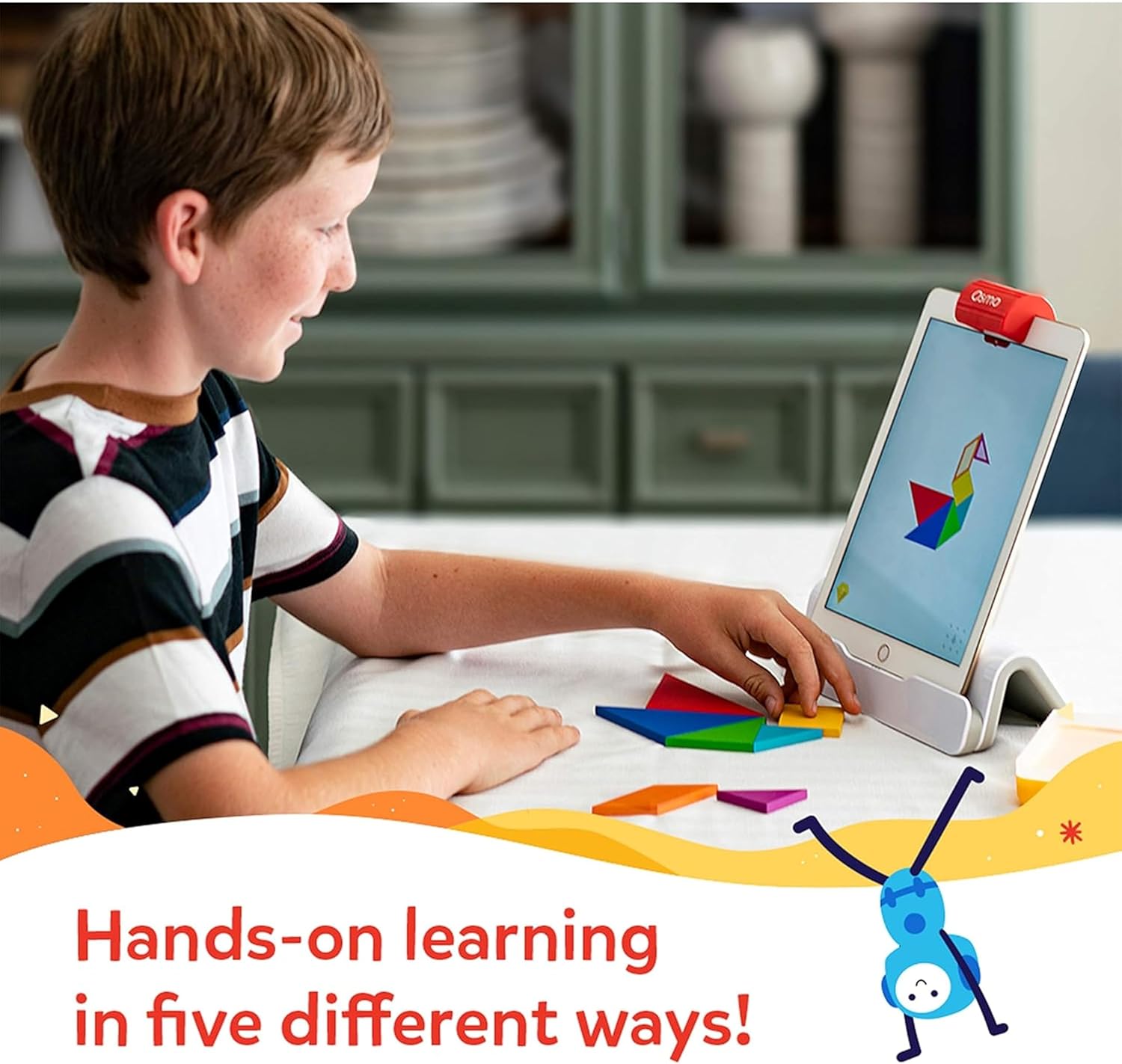 Osmo Genius Starter Kit for Kids Ages 6–10 | 5 Educational Learning Games | iPad Compatible | Educational STEM Learning System | Base Included - Image 2