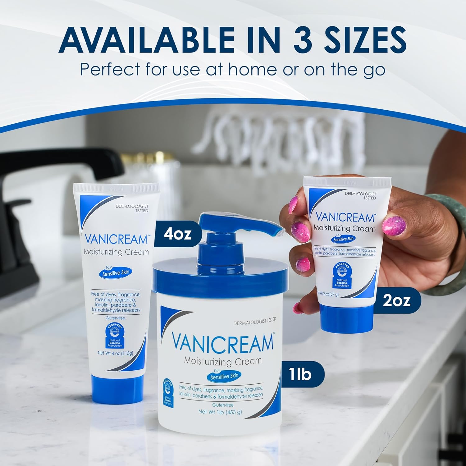 Moisturizing Cream, For Sensitive Skin, 1 lb (453 g), Vanicream - Image 8