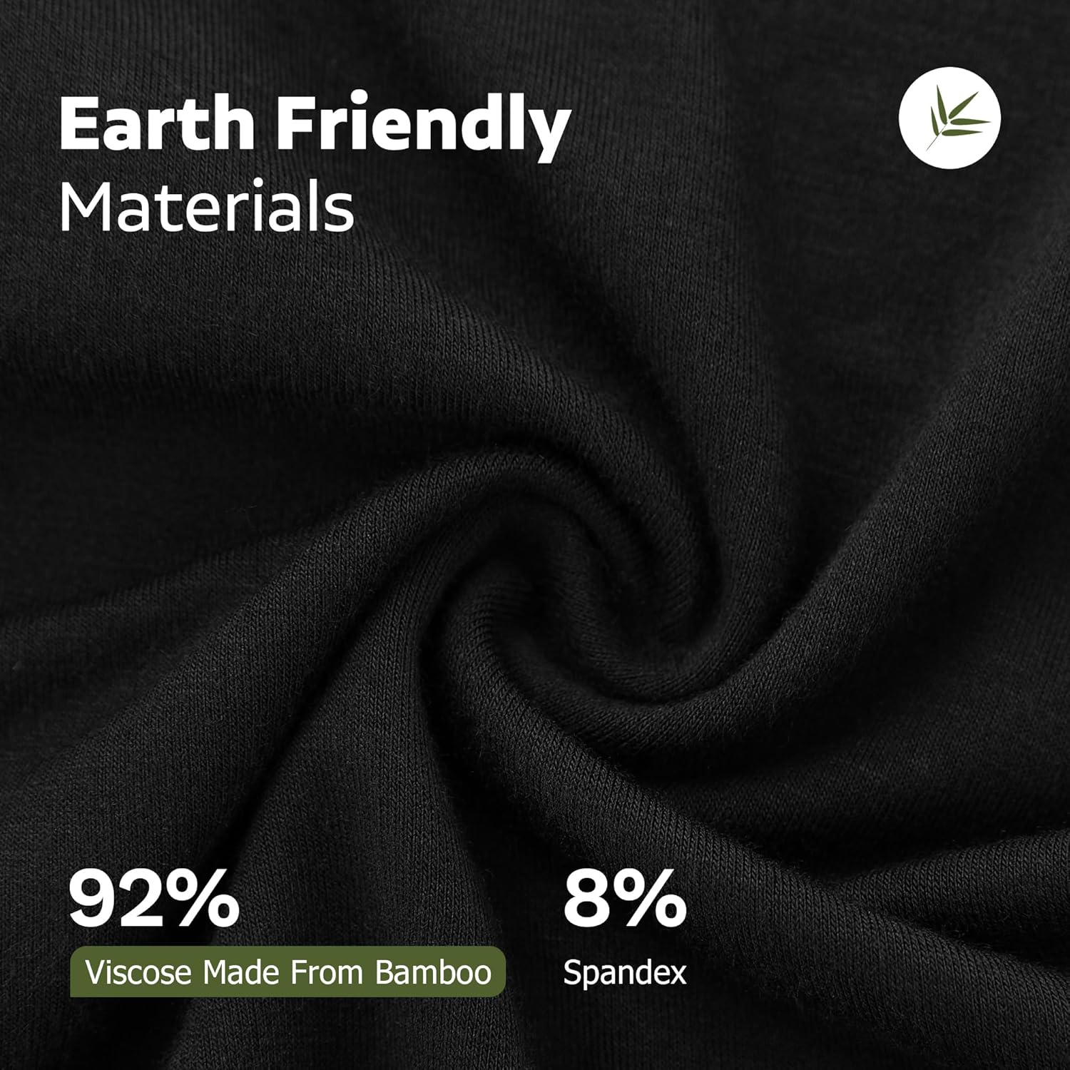 BAMBOO COOL Men's Ultra Breathable Underwear,No Riding Up Boxer Briefs with ComfortFlexible Waistband,Multipack - Image 5
