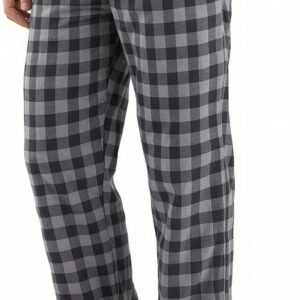 NY Threads Mens Flannel Pajama Pants with Pockets Soft Cotton Sleepwear Lounge PJ Bottoms