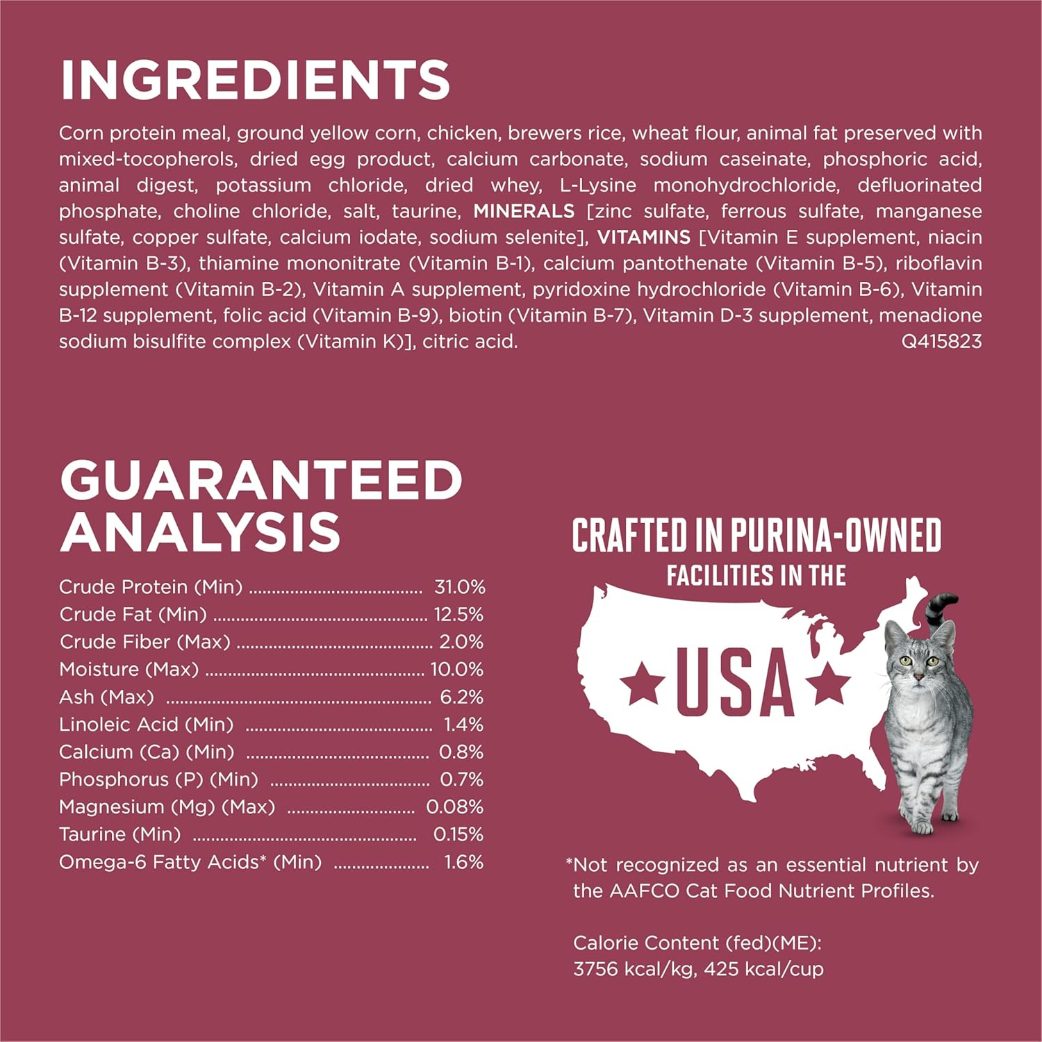 Purina ONE High Protein Dry Cat Food, +Plus Urinary Tract Health Formula - 16 lb. Bag - Image 4
