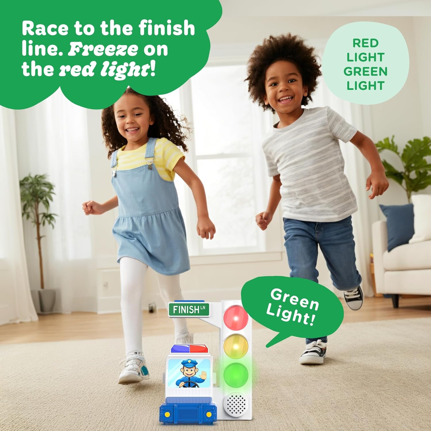 Move2Play, Red Light Green Light Game with Motion Sensing | Family Fun & Birthday Party Games | Gift for Kids, Preschool, & Toddlers Ages 2, 3, 4, 5, 6, 7+ Year Olds | Travel, Indoor, Outdoor - Image 2