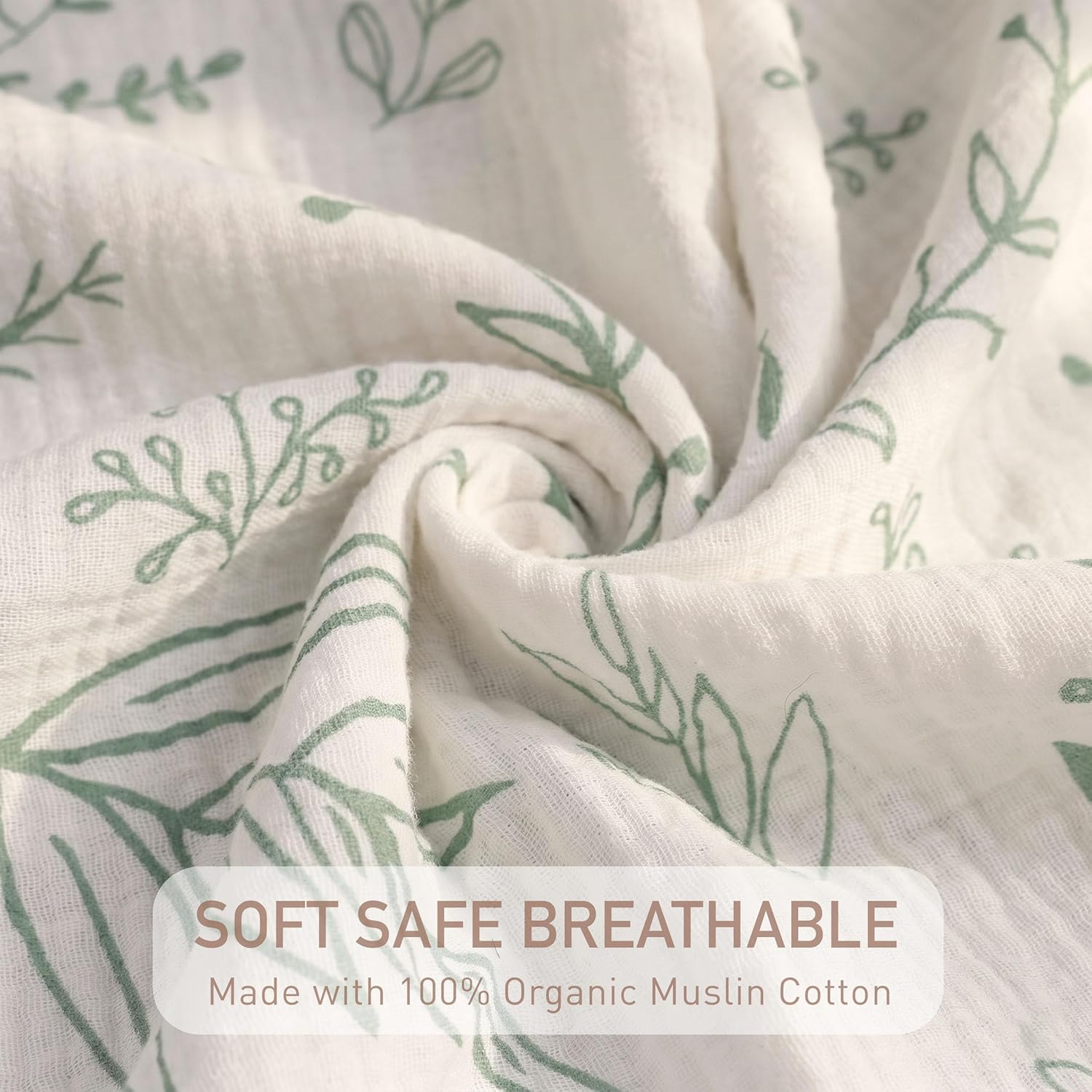 Muslin Swaddle Blankets for Newborn, 3 Pack Breathable Soft Receiving Blanket, Large 38 x 40 inches Swaddle Wrap Burping Clothes, Essentials Infant Shower Items, Toddler Gift (Bright Colors) - Image 8