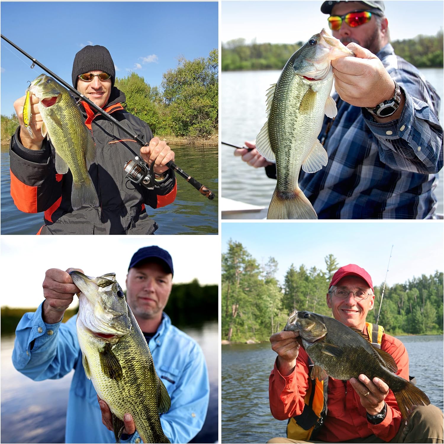 PLUSINNO Fishing Rod and Reel Combos - Carbon Fiber Telescopic Fishing Pole - Spinning Reel 12 +1 Shielded Bearings Stainless Steel BB - Image 7