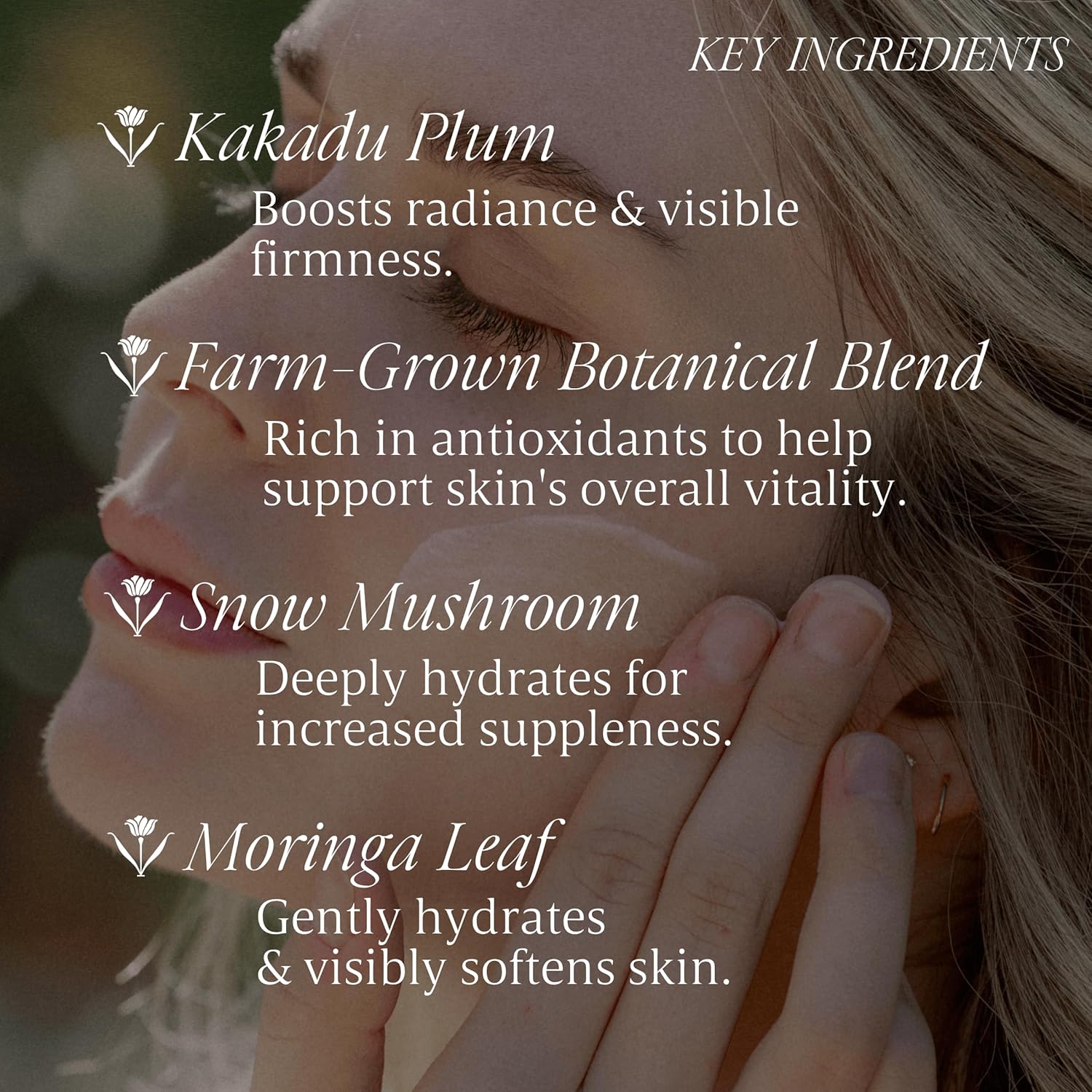 Verli Hydrating Face Serum with Snow Mushroom & Beta-Glucan | Moisturizing Botanical Skincare for Skin Barrier Repair & Plumping | Clean Daily Face Serum | Hyaluronic Acid Alternative, 1.69 fl oz - Image 7