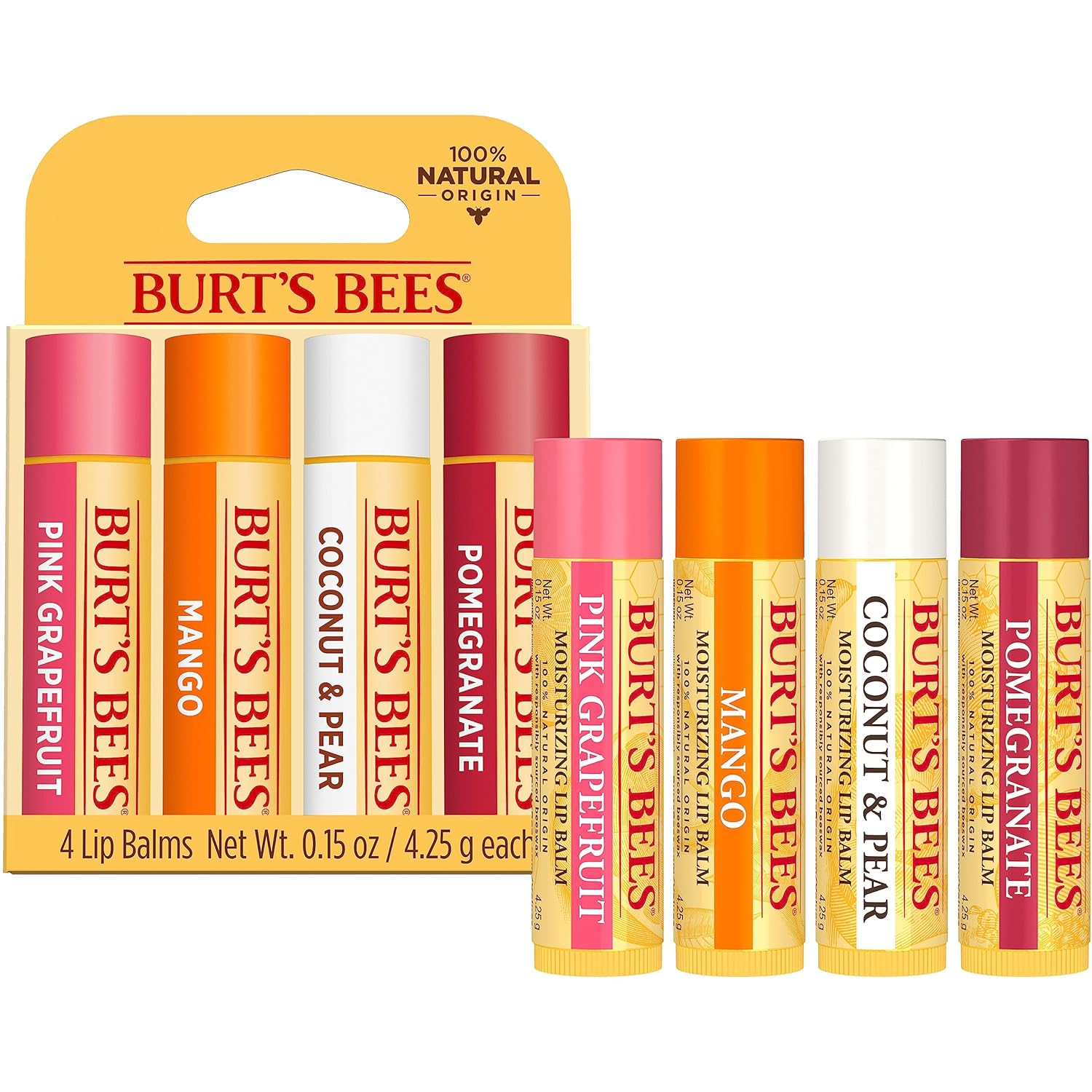 Burt's Bees 100% Natural Moisturizing Lip Balm (Superfruit) - Image 14