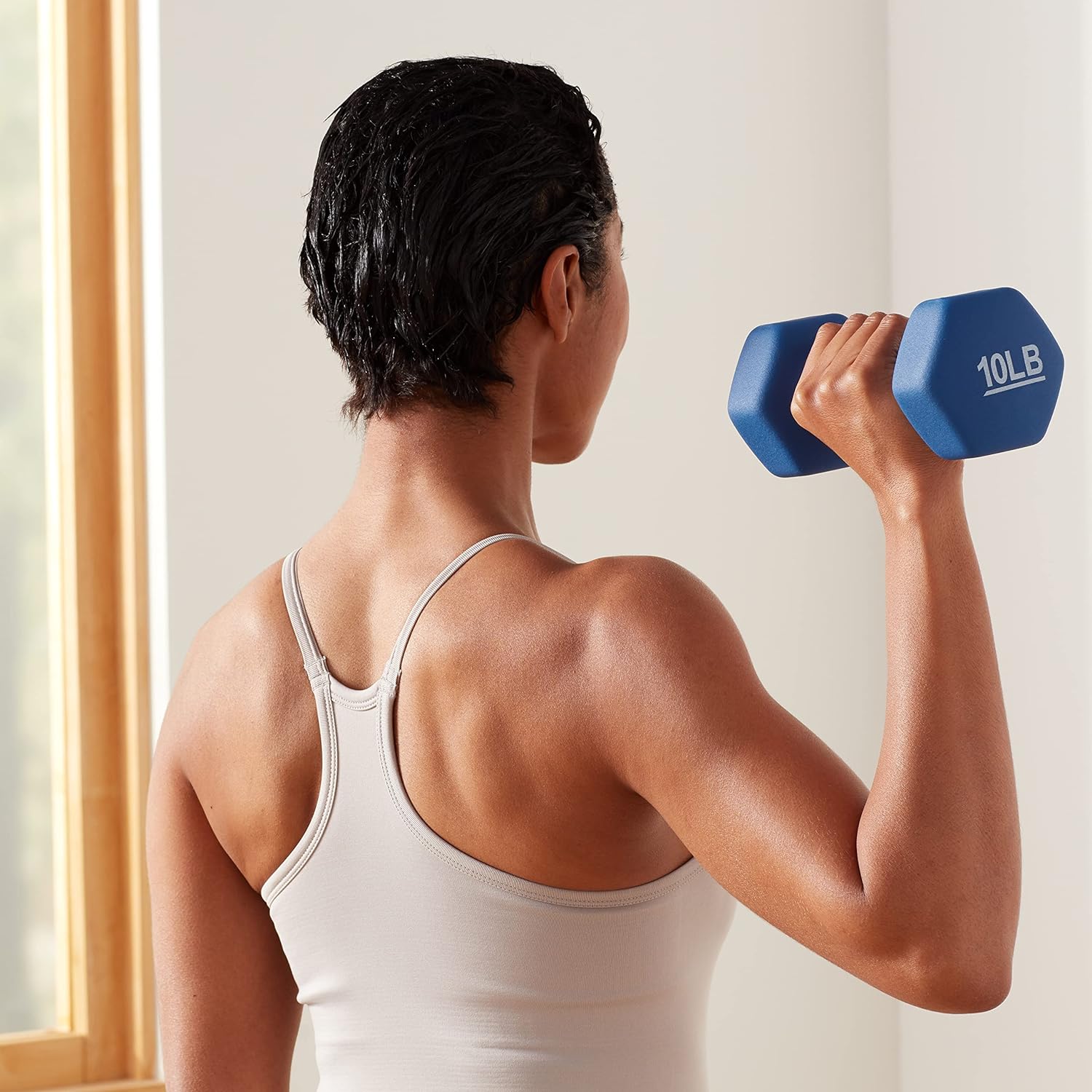 Amazon Basics Neoprene Dumbbell Hand Weights for Exercise and Muscle Toning - Image 5