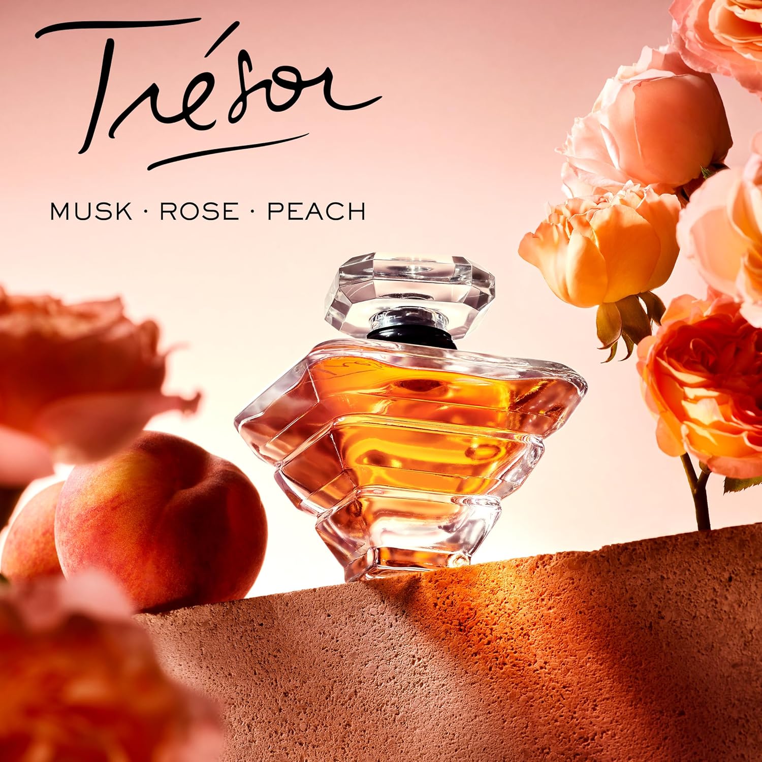 Lancôme Trésor Eau de Parfum - Long Lasting Fragrance with Notes of Rose, Lilac, Peach & Apricot Blossom - Elegant & Romantic Women's Perfume - Image 2