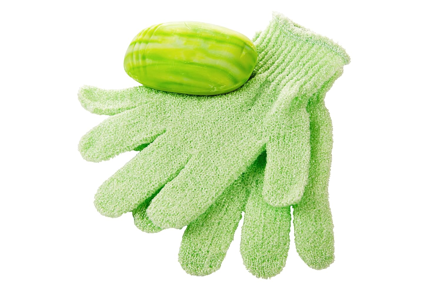 Linda Exfoliating Bath Gloves, Pack of 4 - Image 6