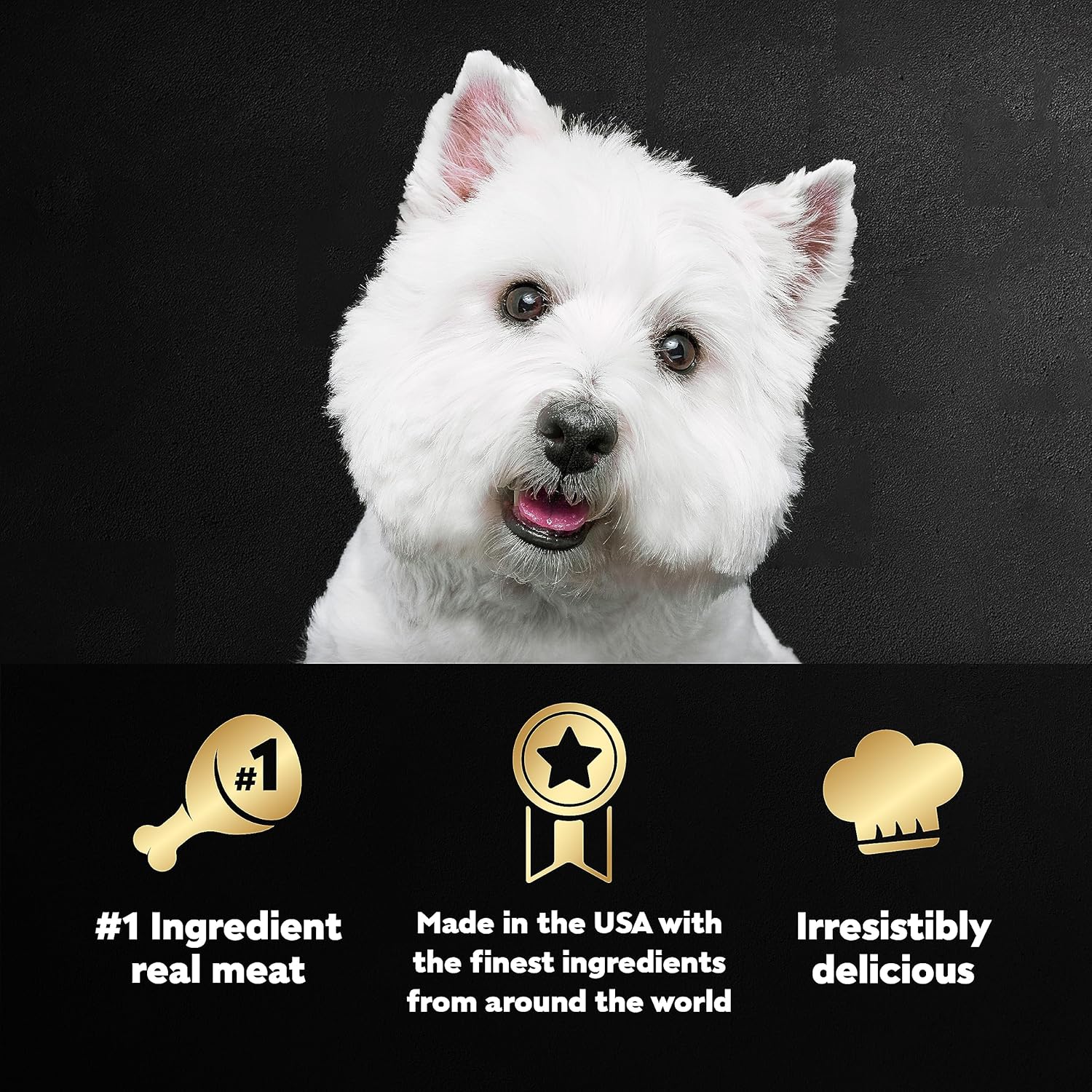 Cesar Loaf in Sauce Wet Dog Food Rotisserie Chicken, Filet Mignon, Angus Beef, and Ham & Egg Flavors Variety Pack, 3.5 oz. Easy Peel Trays (24 Count, Pack of 1) - Image 6