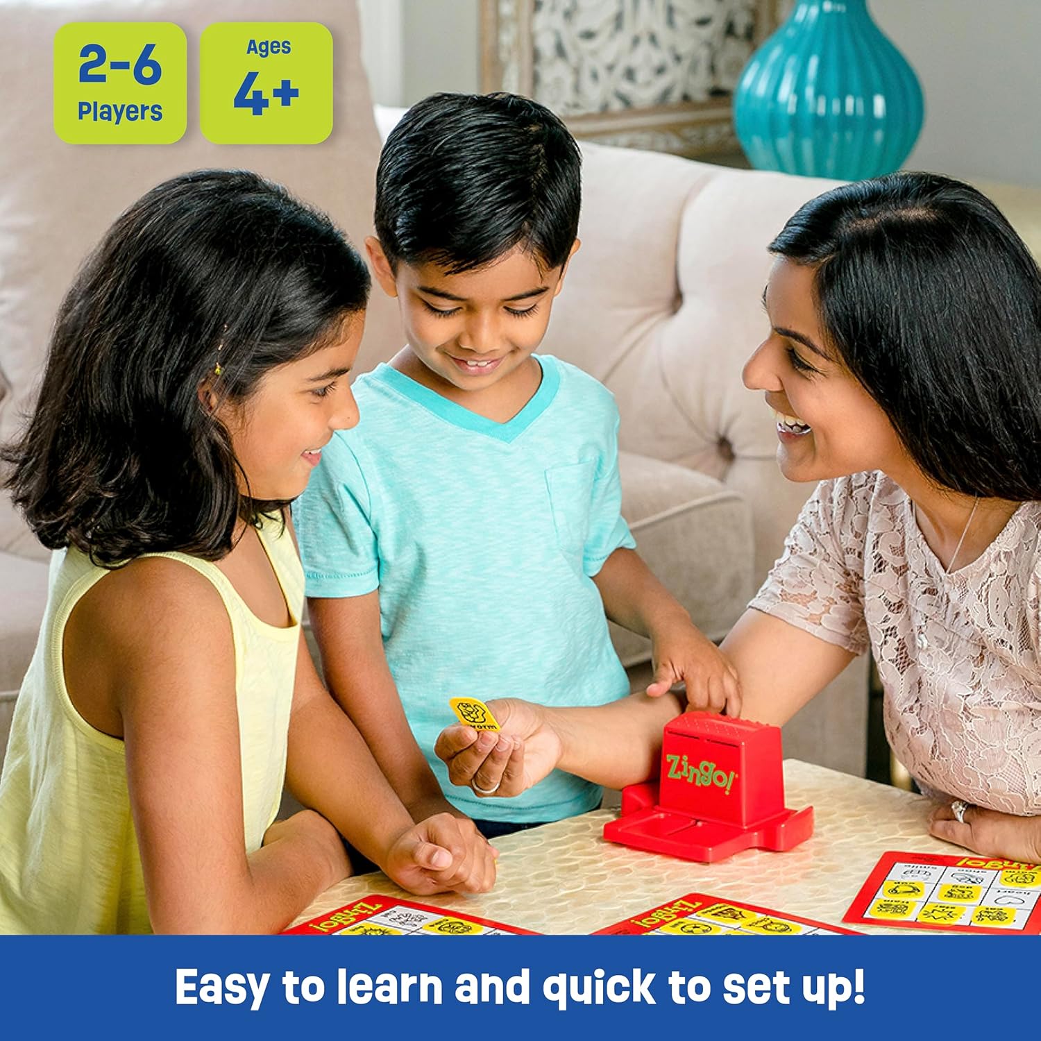 ThinkFun Zingo Sight Words Award Winning Early Reading Game for Pre-K to 2nd Grade - Toy of the Year Finalist, A Fun and Educational Game Developed by Educators for Boys and Girls - Image 3