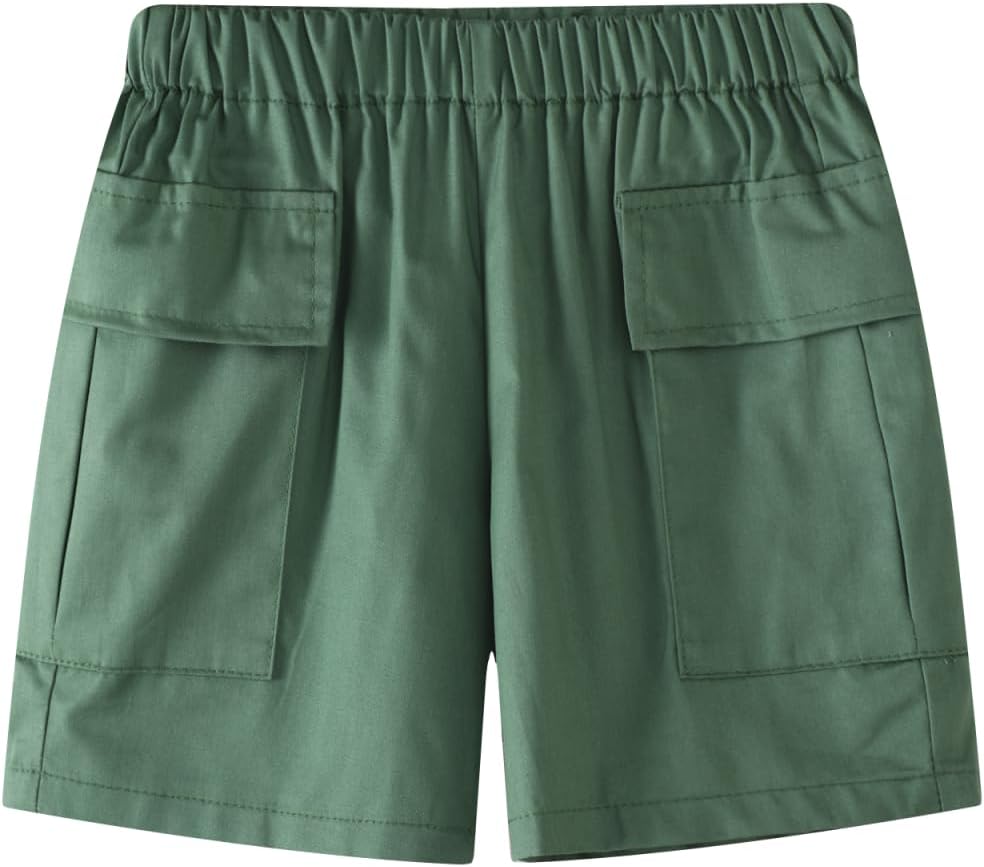 Boy Summer Clothes Toddler Outfits Kids Cotton Short Sleeve Shirt Shorts Set 2-7 Years - Image 8
